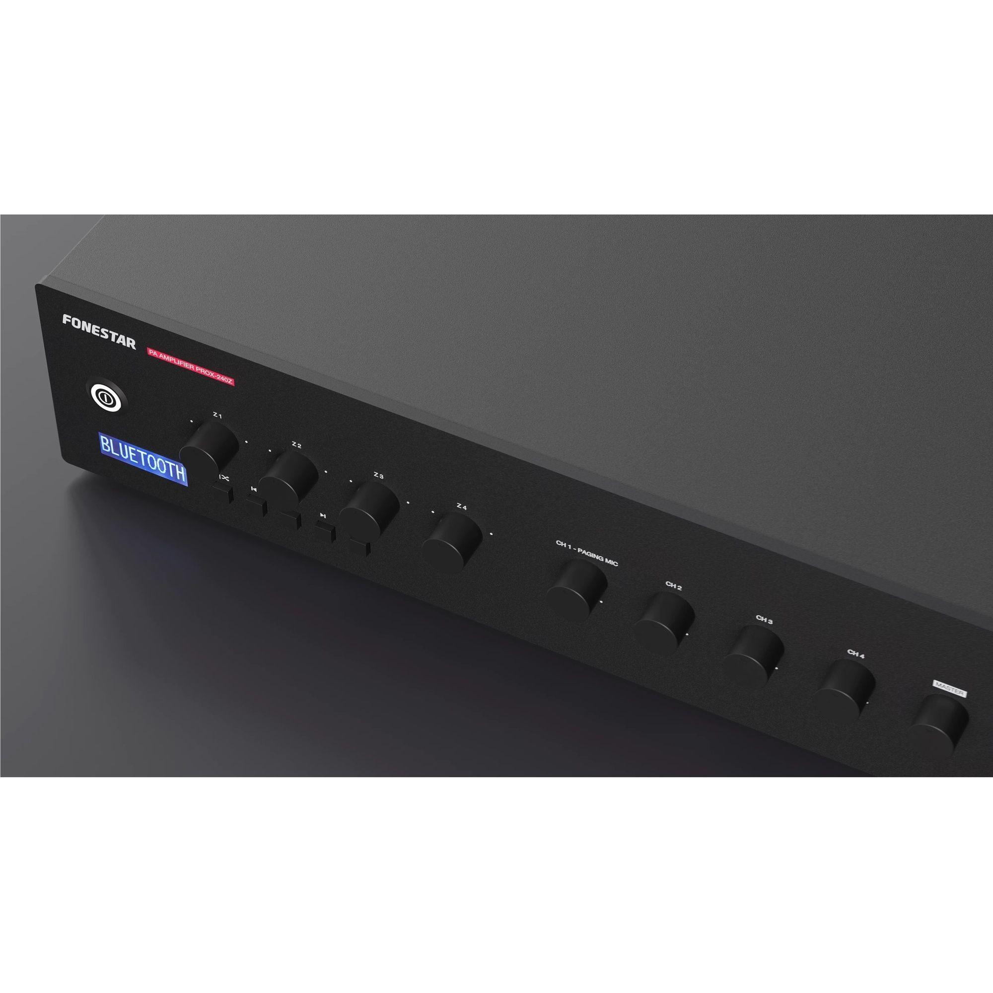 Amplificador Megafonía 4 Zonas Prox-240Z-4