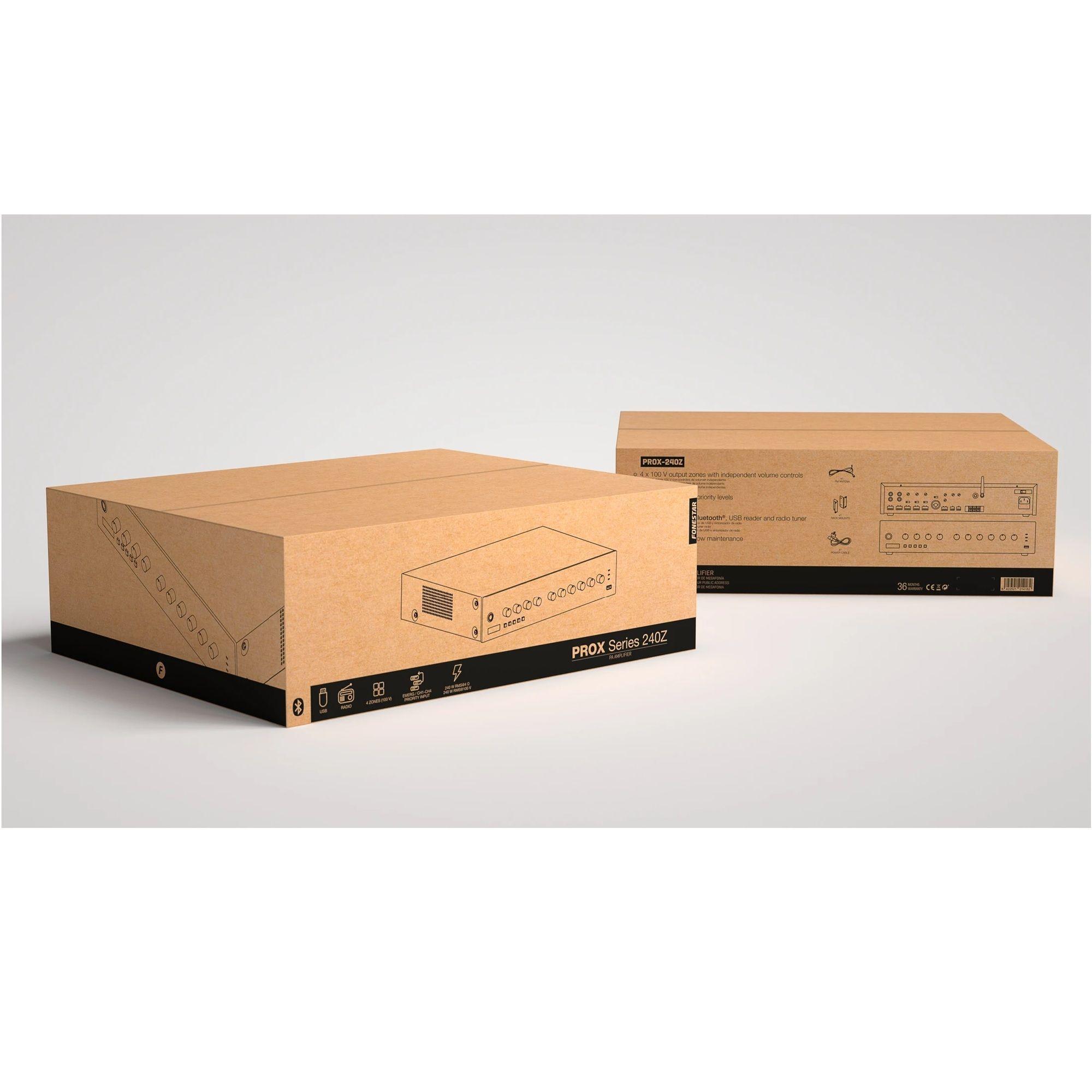 Amplificador Megafonía 4 Zonas Prox-240Z-7