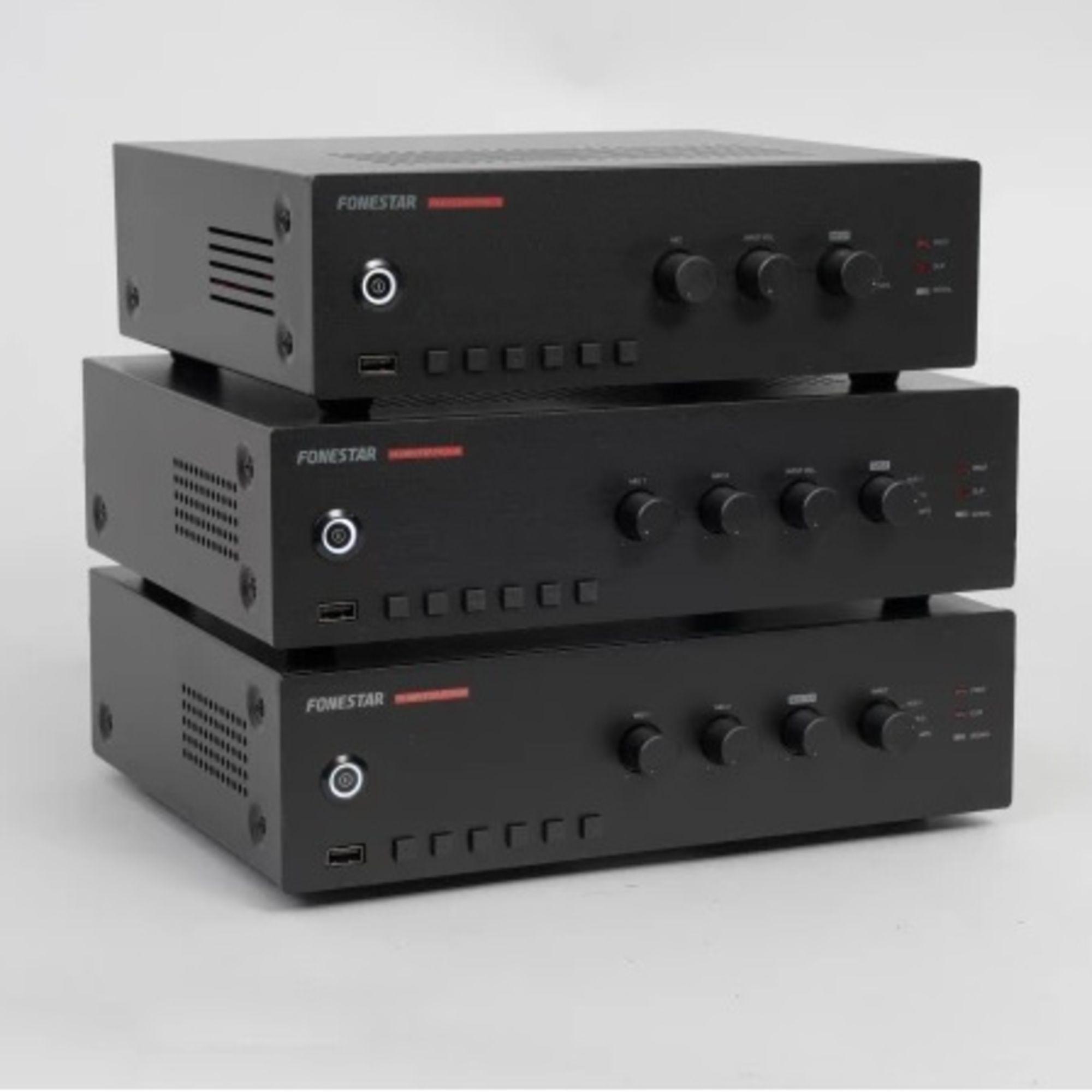 Amplificador Megafonía y Música Ambiental 60W USB -6