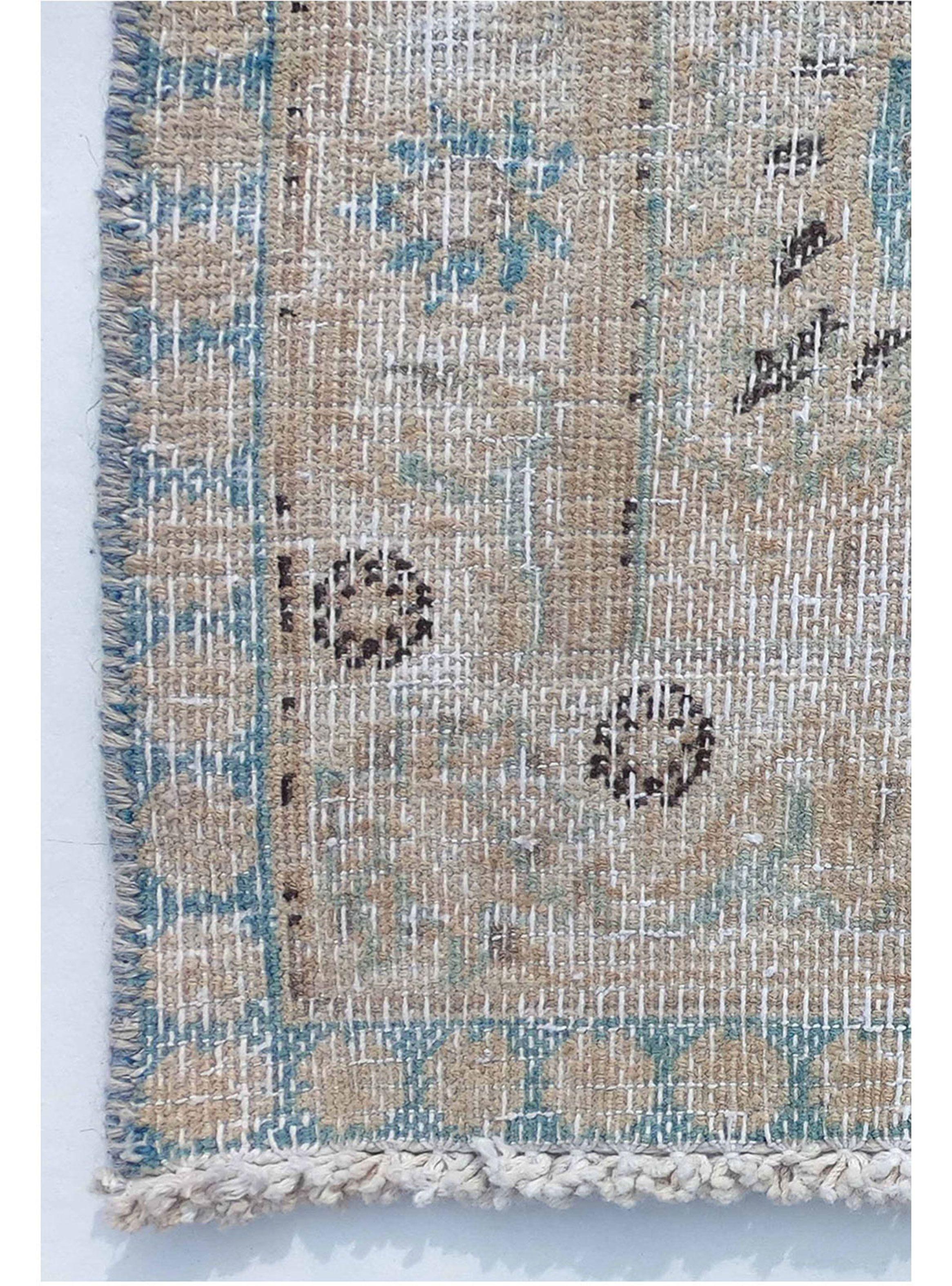 Alfombra Persa Vintage de Lana de 3.70 x 2.90 mts., AA904-2