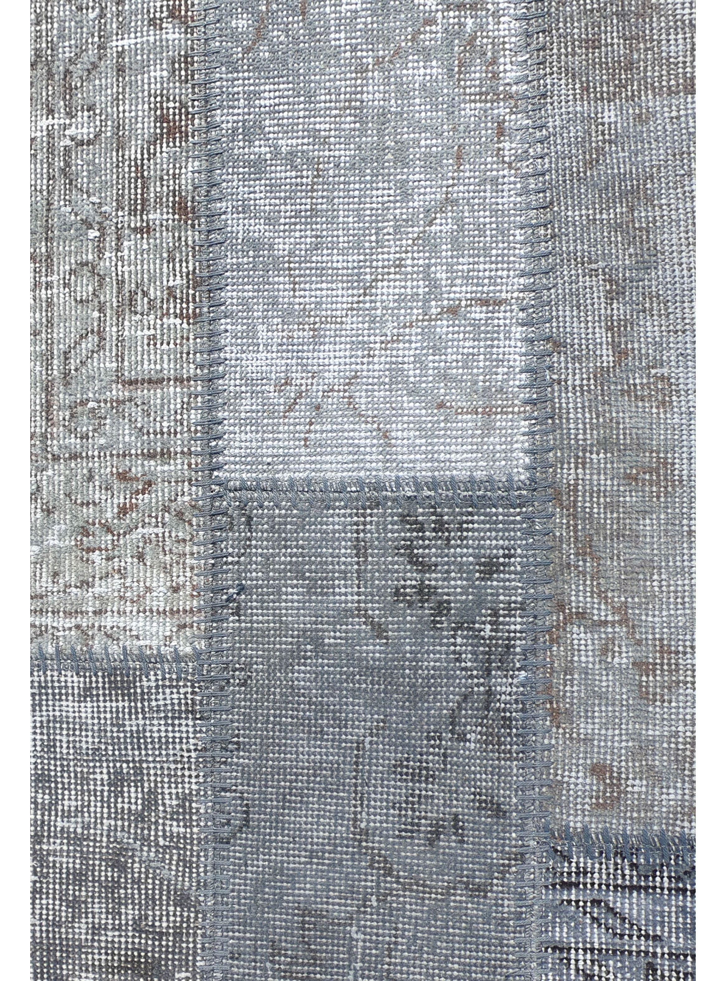 Alfombra Persa de Lana, Patchwork Vintage de 3.50 x 0.80 mts, AA078-3