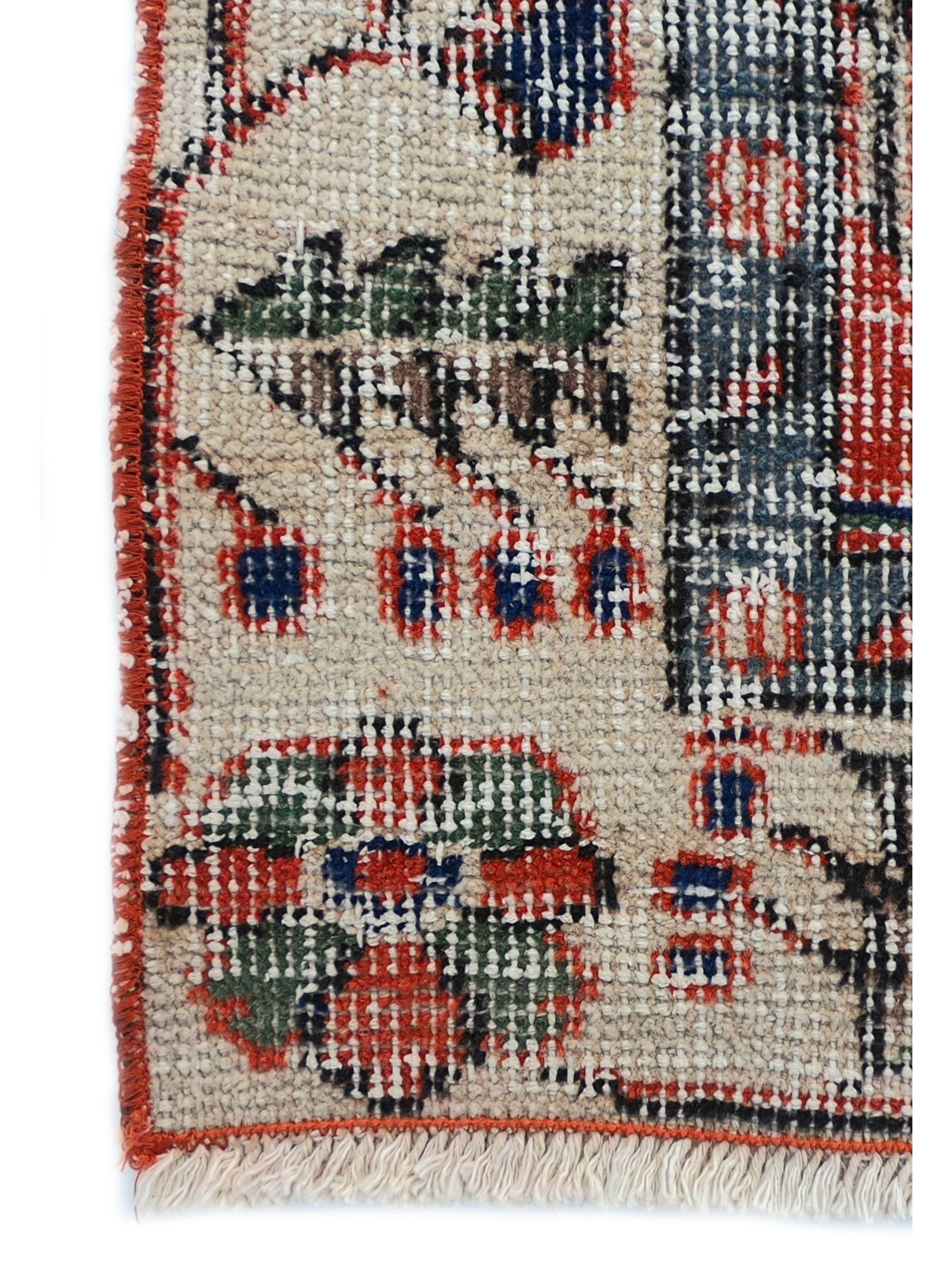 Alfombra Persa Vintage de Lana de 2.70 x 1.80 mts, AA033-5