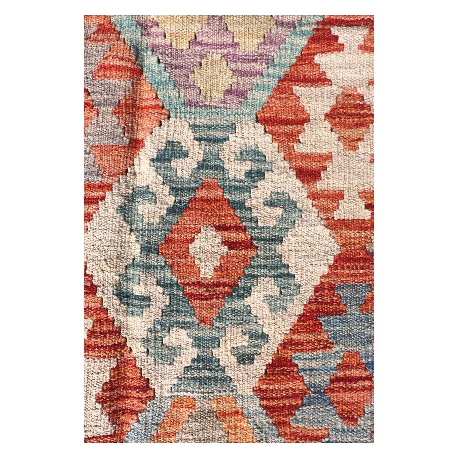 Alfombra Lana, Kelim Kashkuli 3.50 x 2.50 mts. 0070-1