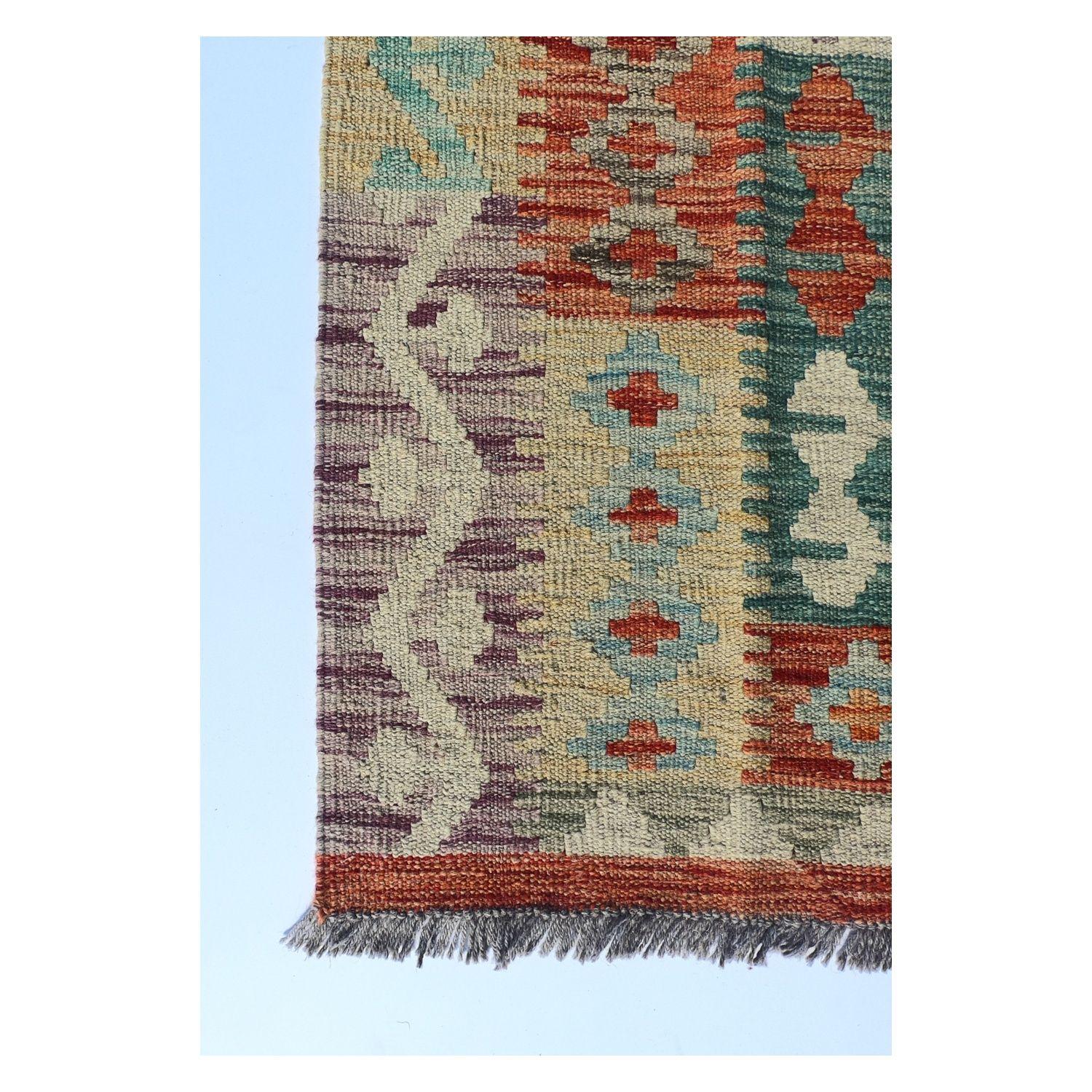 Alfombra Lana, Kelim Kashkuli 3.50 x 2.50 mts. 0070-2