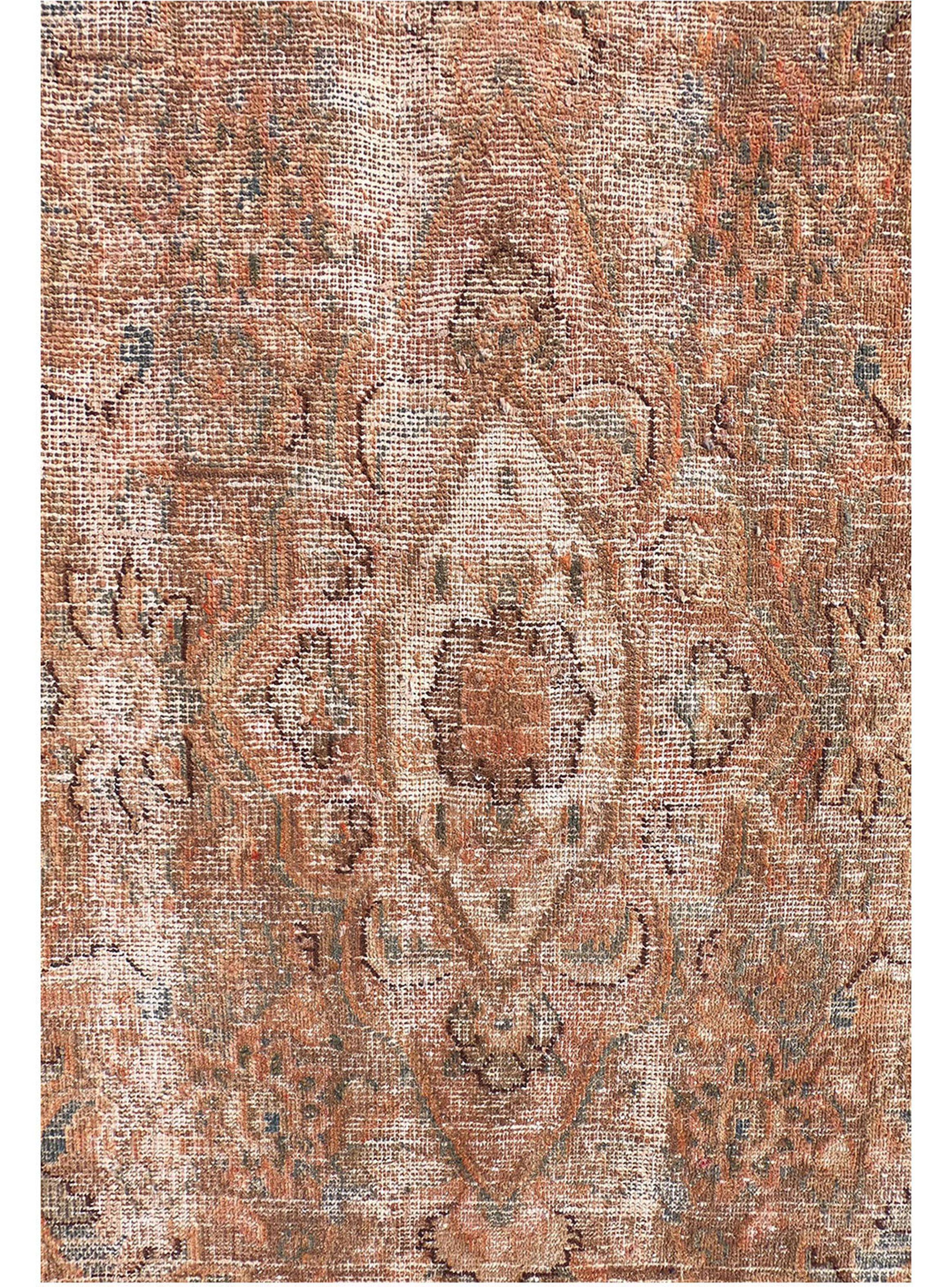 Alfombra Persa Vintage de Lana de 3.70 x 2.90 mts., AA734-2