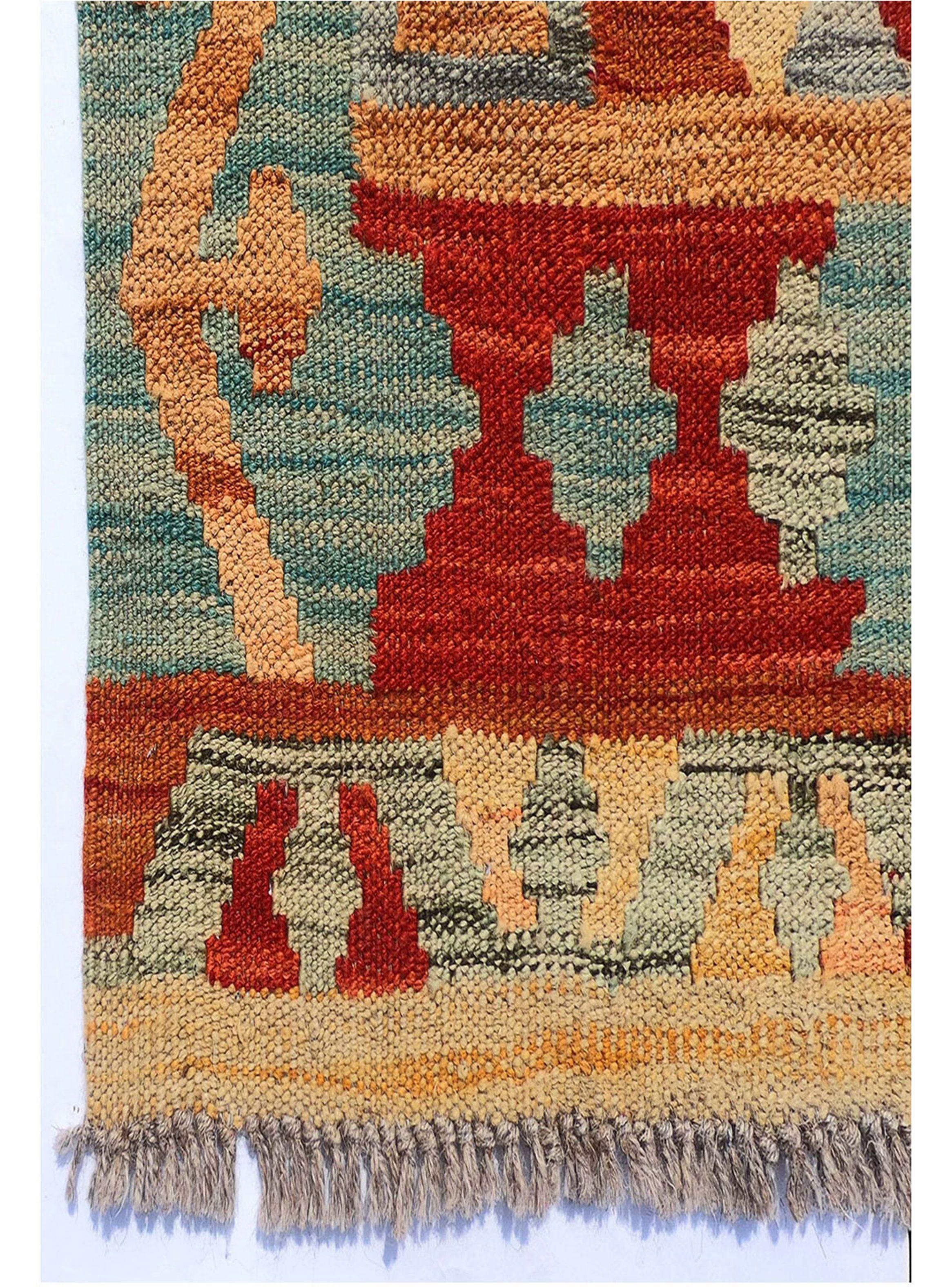 Alfombra de Lana Kelim Kashkuli de 1.30 x 0.70 mts., AA790-2