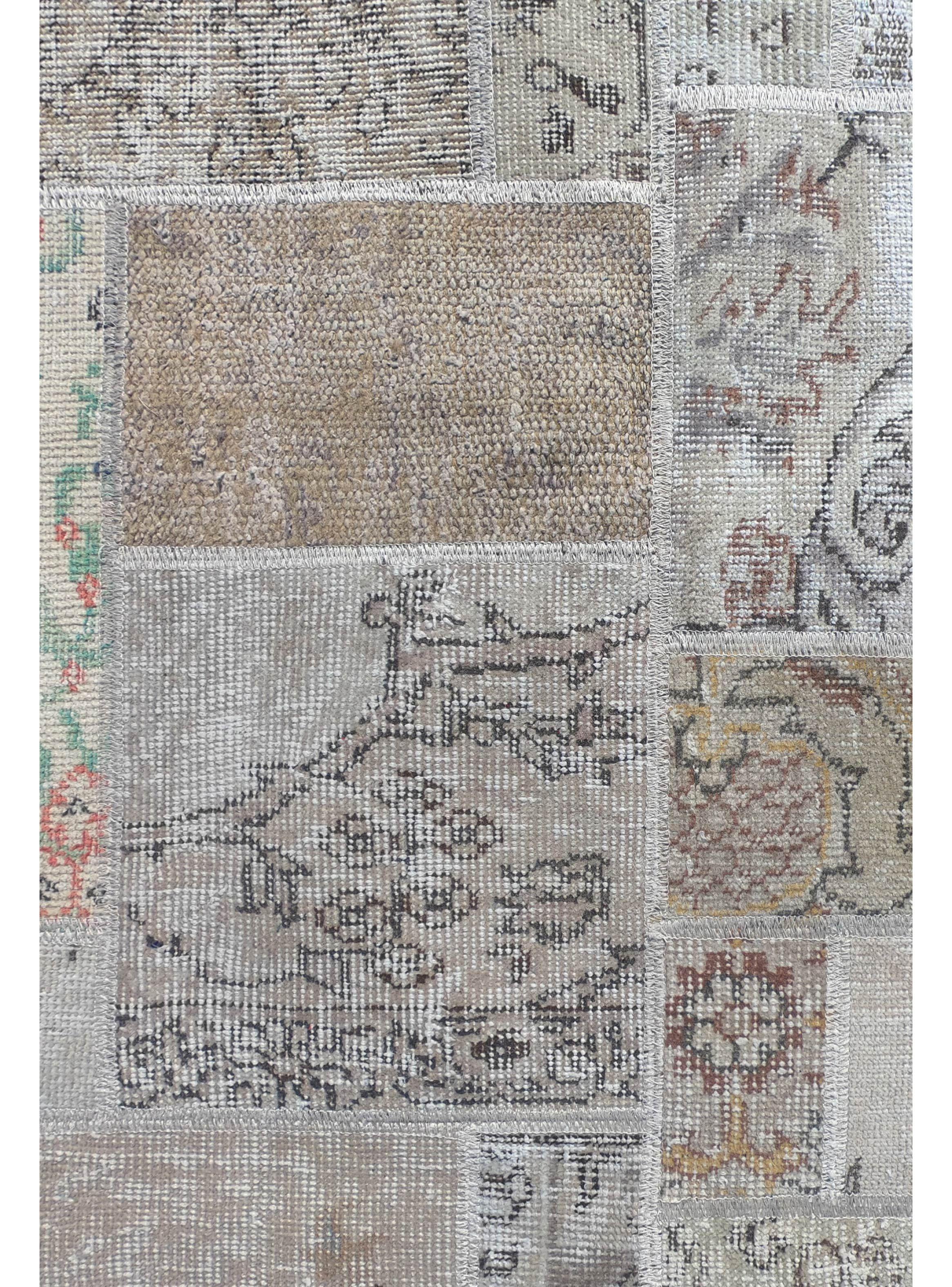 Alfombra Persa de Lana, Patchwork Estambul de 2.70 x 1.80 mts, AA071-2