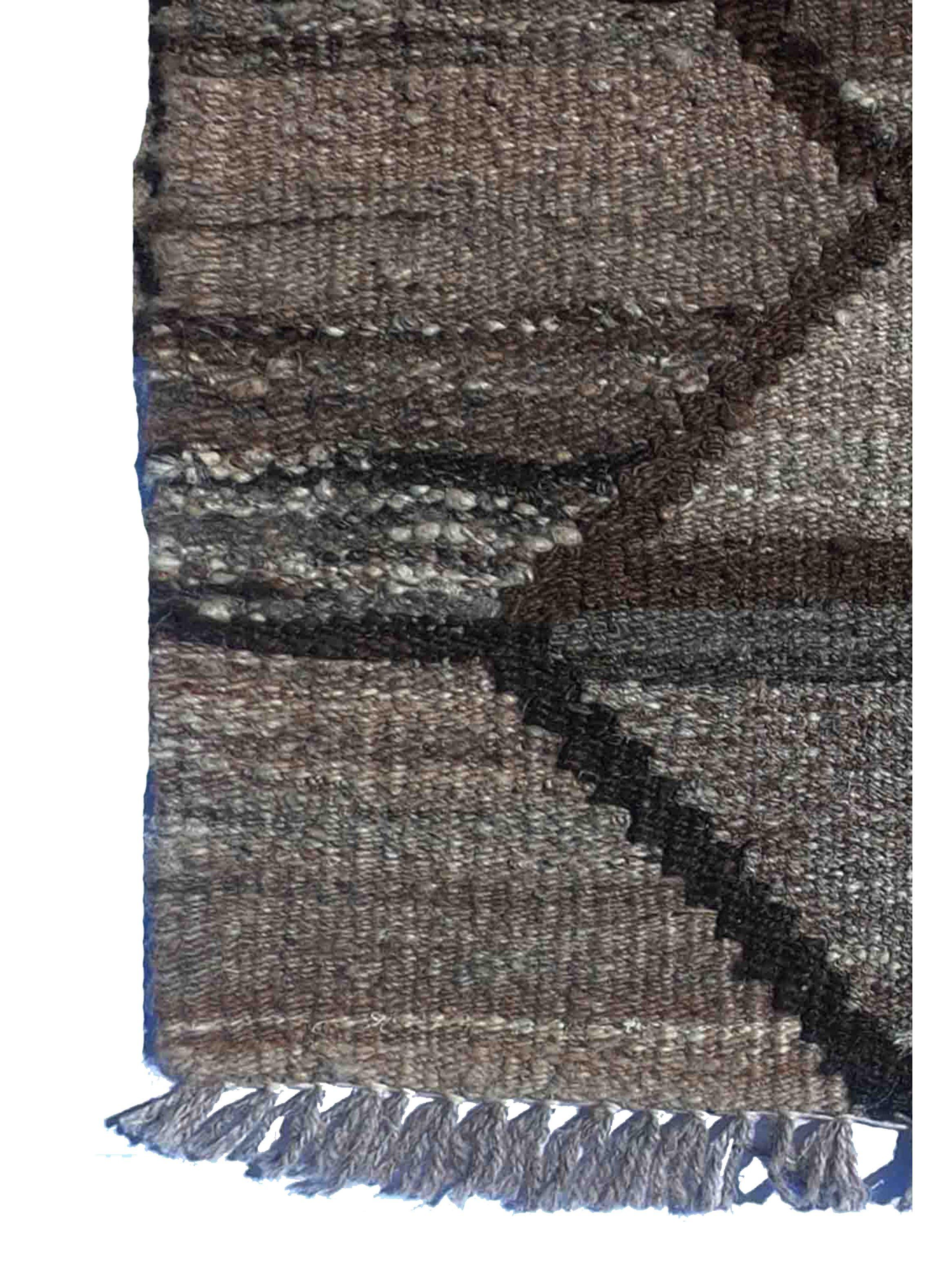 Alfombra de Lana tonos neutros, Kelim Karachi 2.90 x 2.60 mts, KK651-2