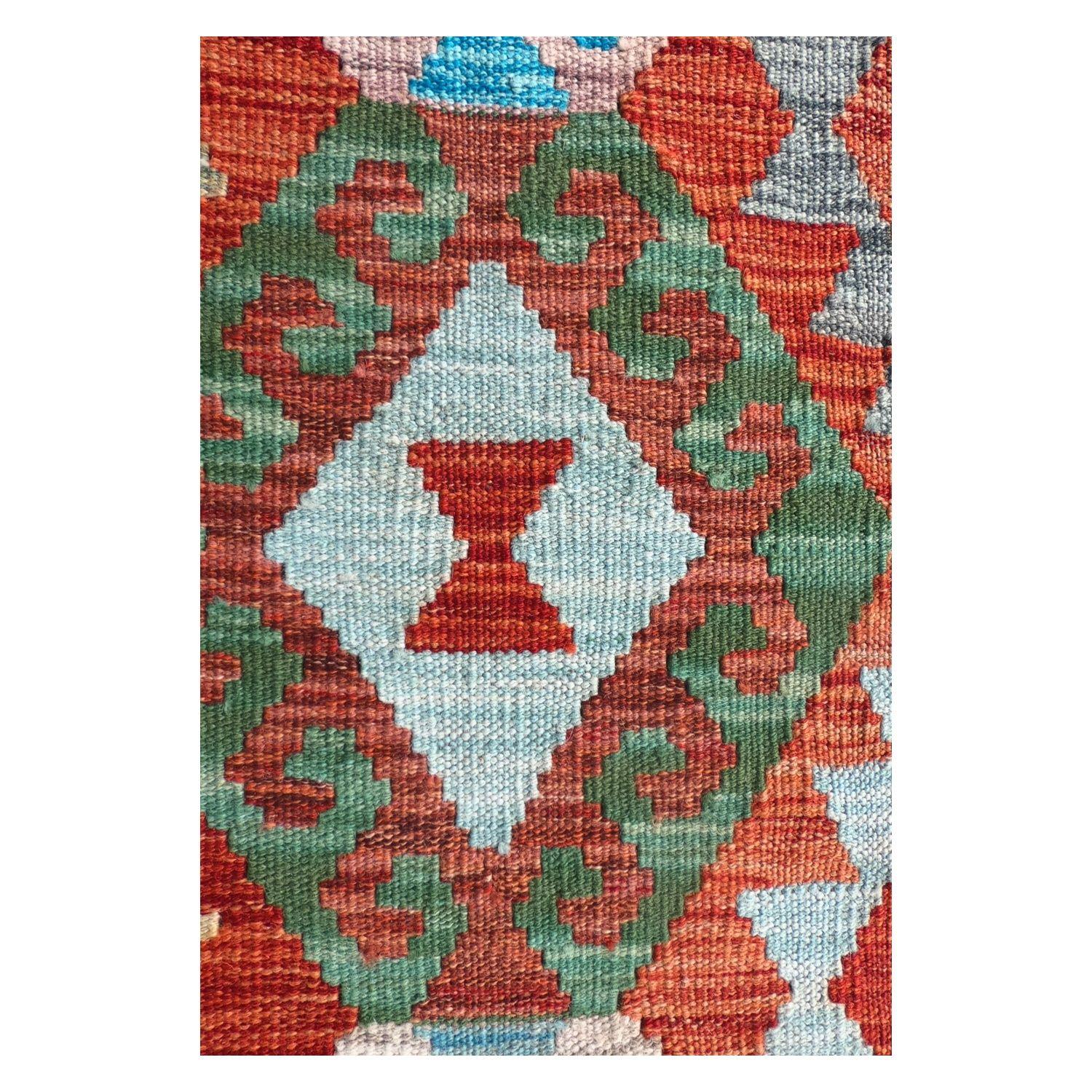 Alfombra Lana, Kelim Kashkuli 2.10 x 1.50 mts. 0039-1