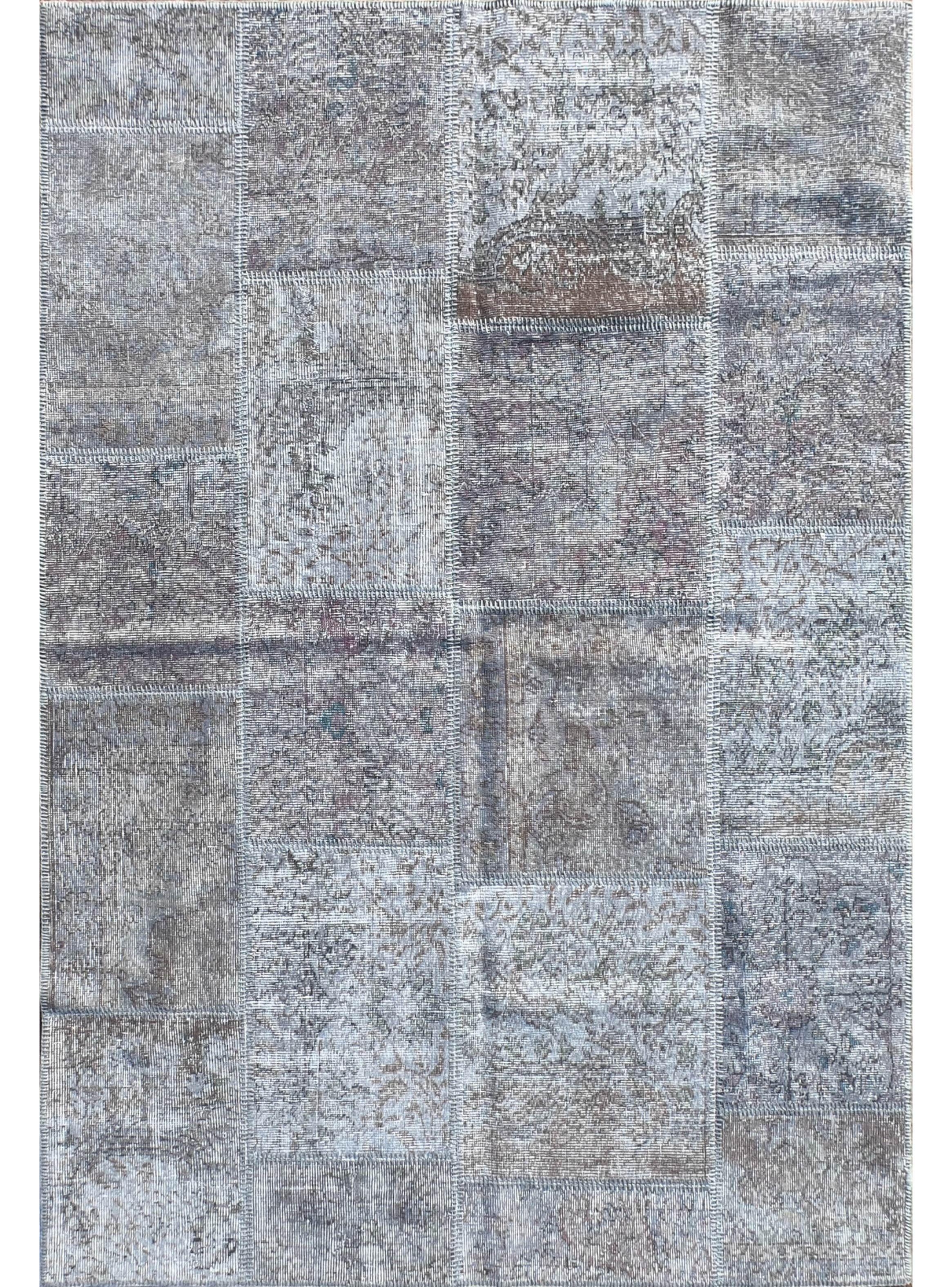 Alfombra Persa de Lana, Patchwork Vintage de 2.40 x 1.70 mts, AA060-0