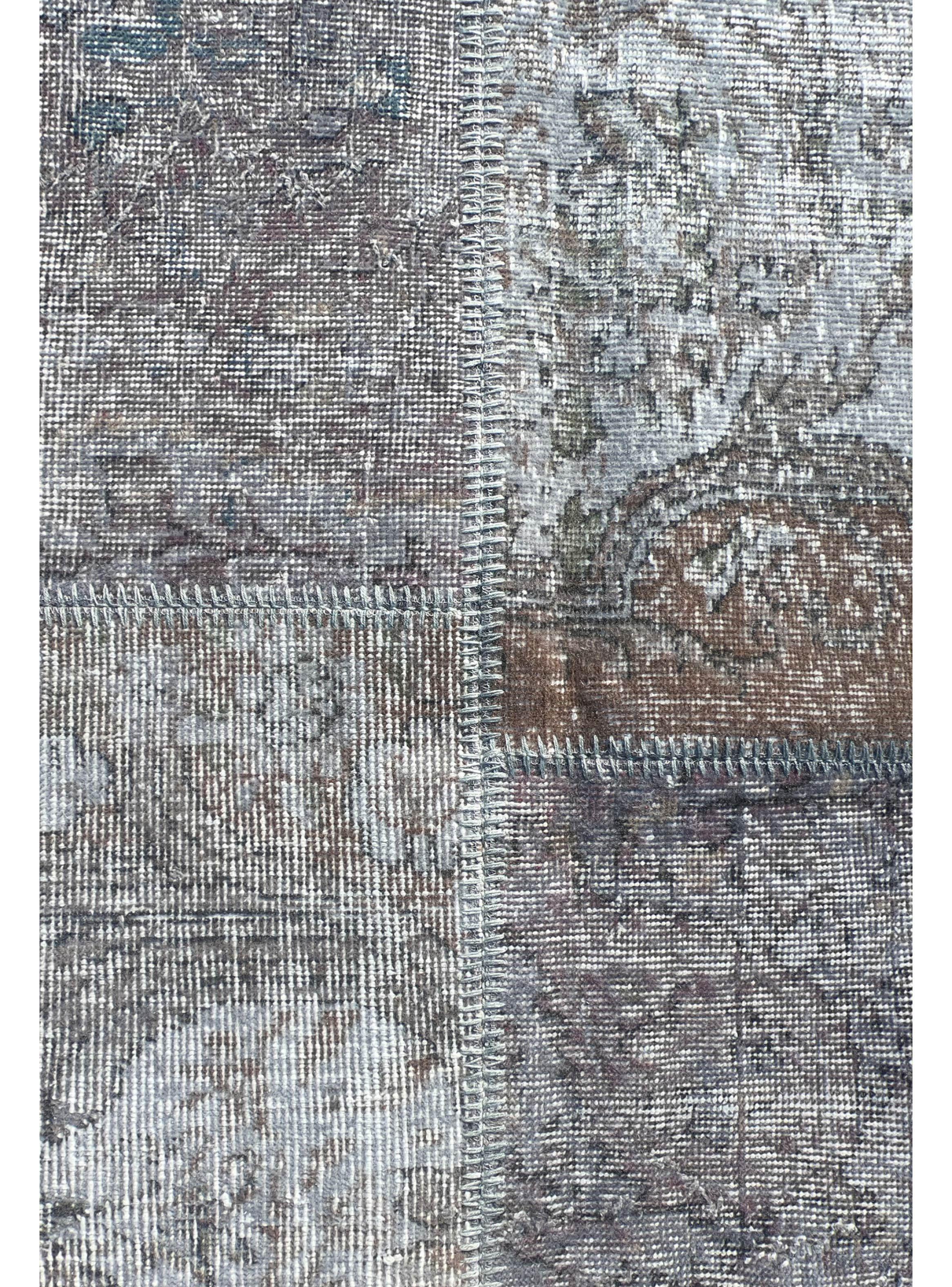 Alfombra Persa de Lana, Patchwork Vintage de 2.40 x 1.70 mts, AA060-1