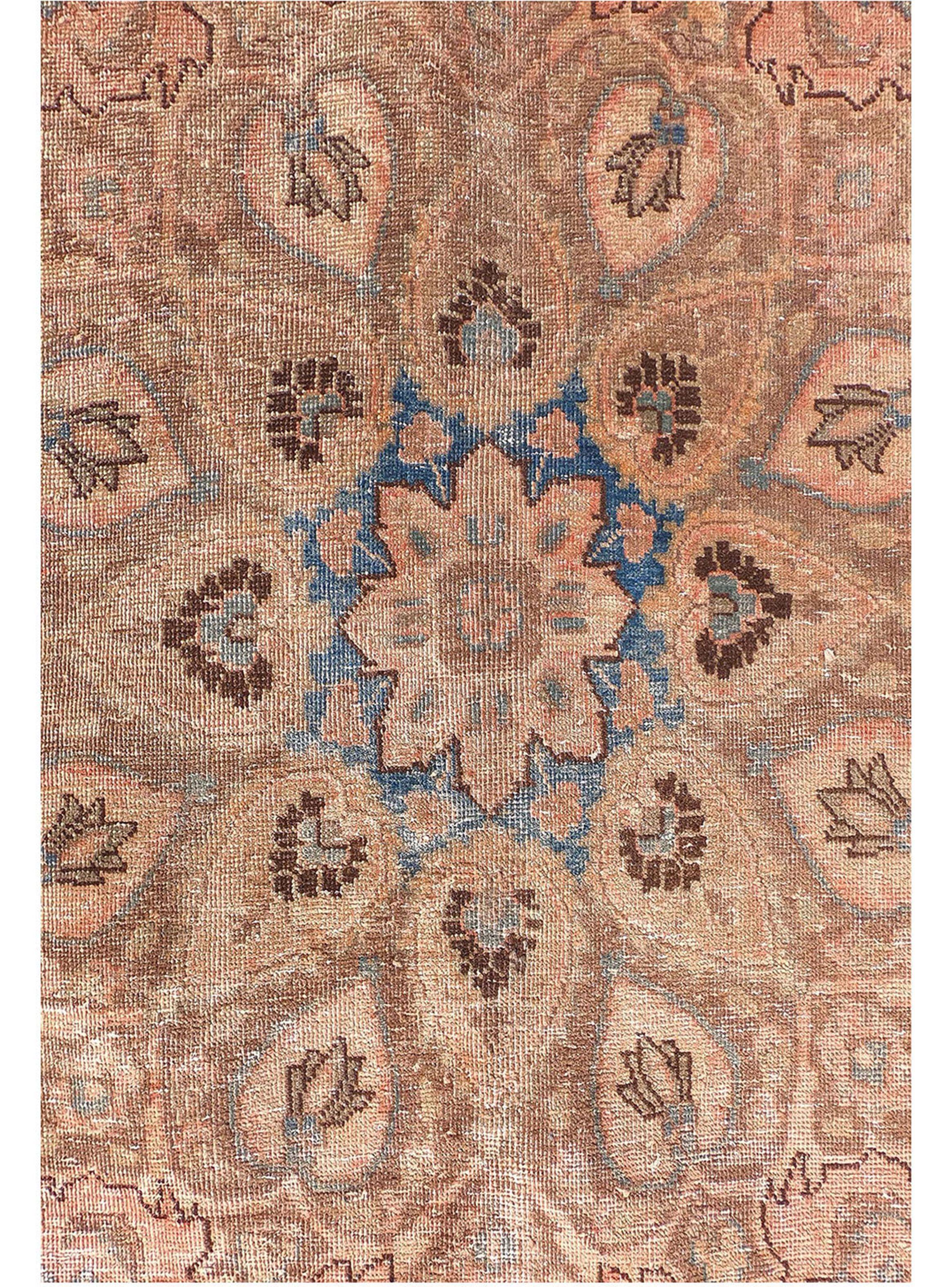 Alfombra Persa Vintage de Lana de 3.70 x 2.80 mts., AA733-2