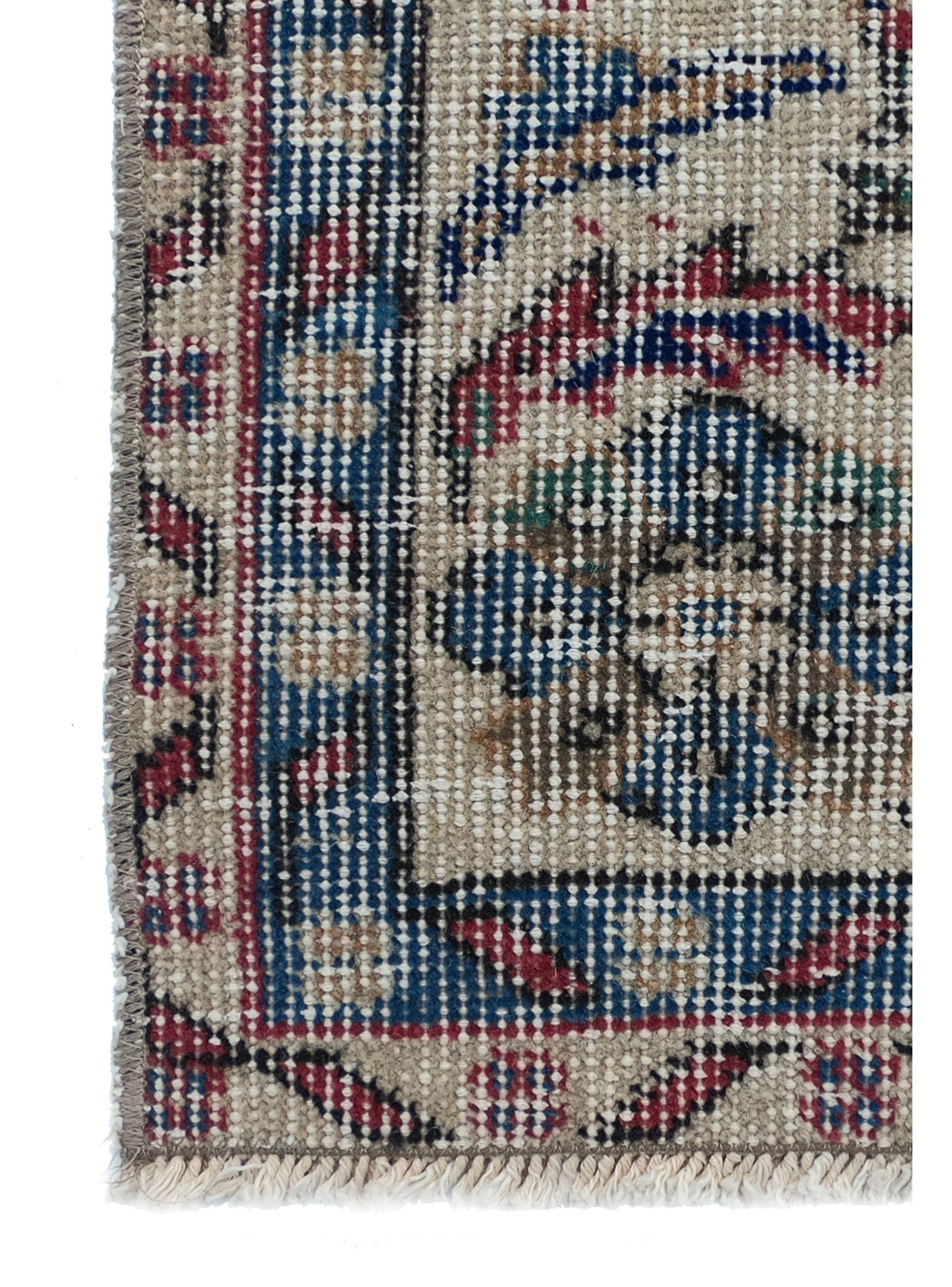 Alfombra Persa Vintage de Lana de 3.00 x 1.90 mts, AA045-5