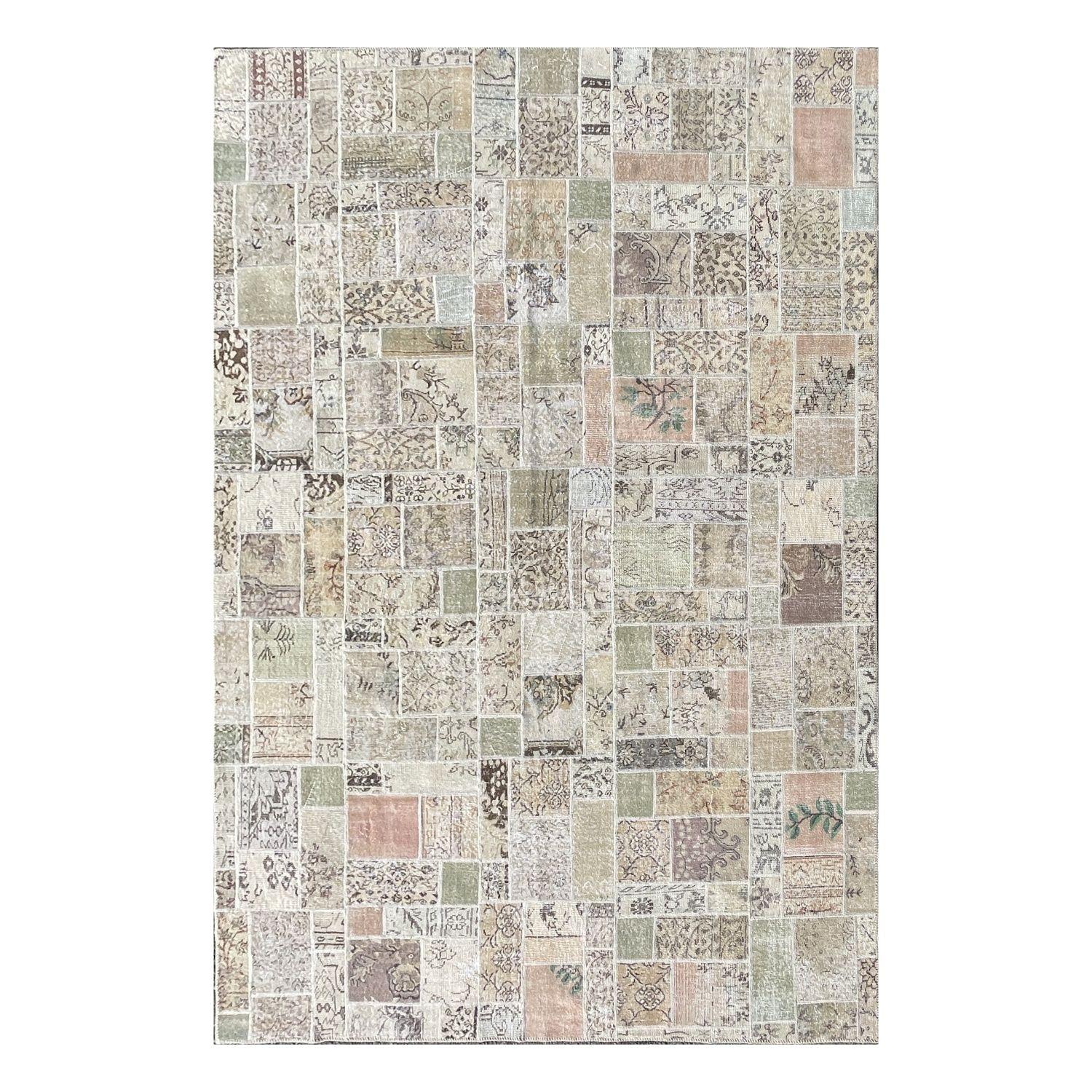 Alfombra Lana, Patchwork Estambul 3.50 x 2.50 mts. 0034-0
