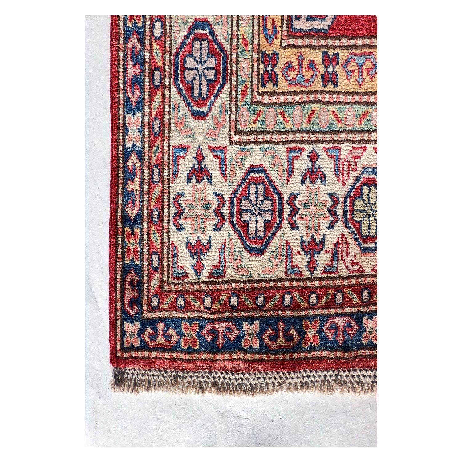 Alfombra Persa lana, Kazak Ghazni 1.90 x 1.50 mts. 0001-2