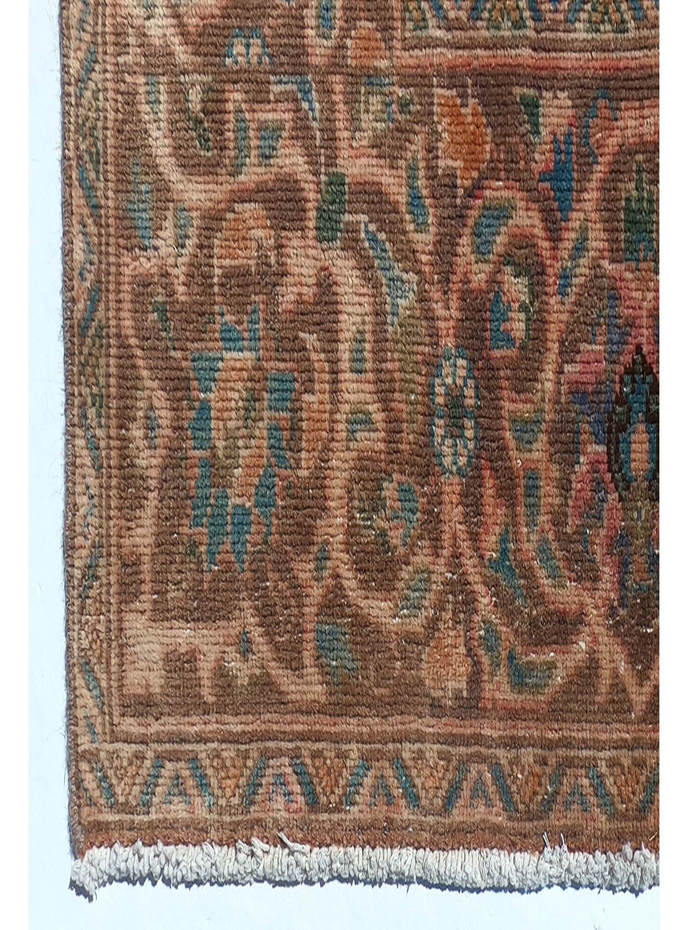 Alfombra Persa Vintage de Lana de 3.60 x 2.60 mts., AA724-5