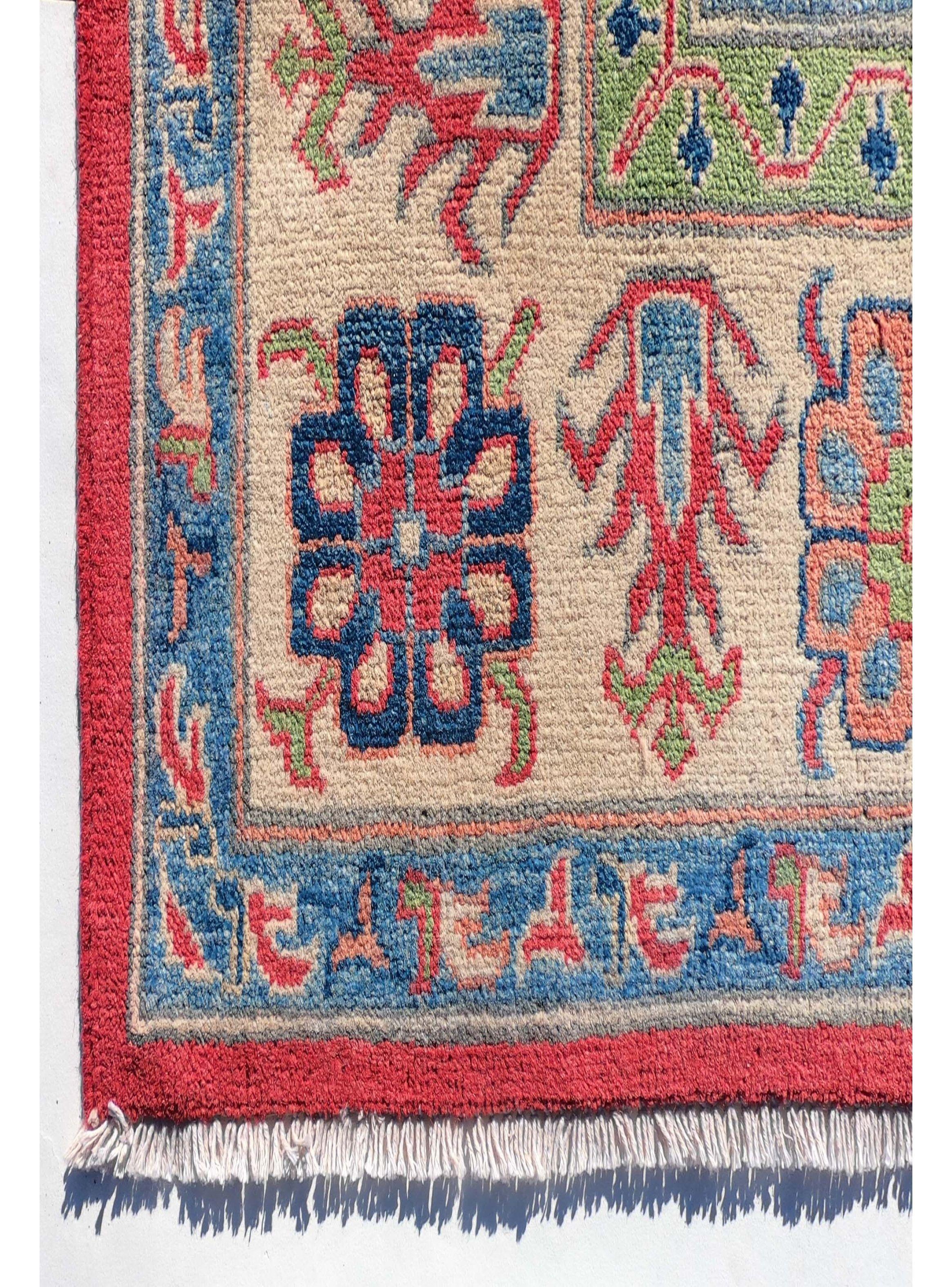 Alfombra Persa Clásica de Lana, Kazak de 2.90 x 2.00 mts., AA1010-2