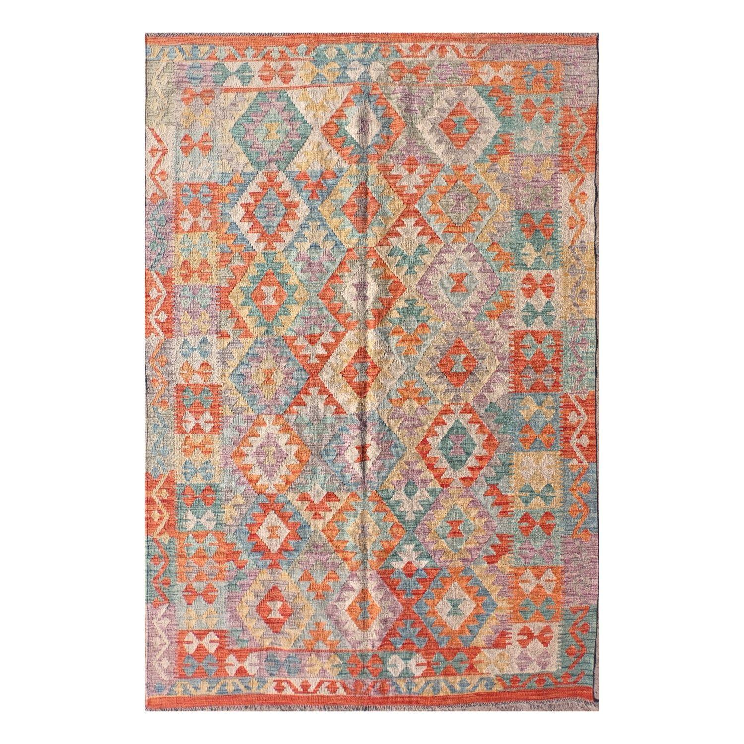 Alfombra Lana, Kelim Kashkuli 2.50 x 1.60 mts. 0005-0