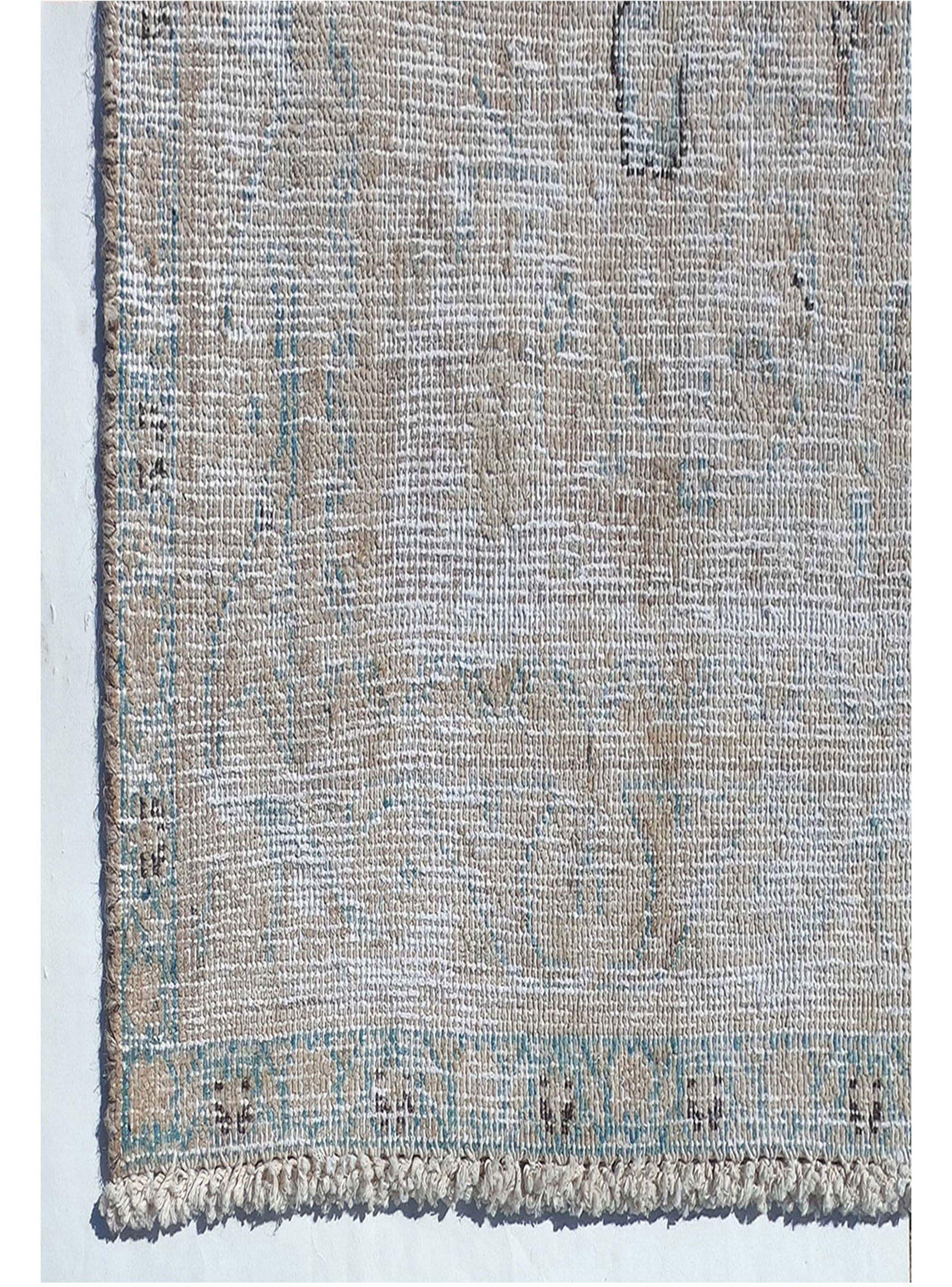 Alfombra Persa Vintage de Lana de 3.70 x 2.90 mts., AA737-2