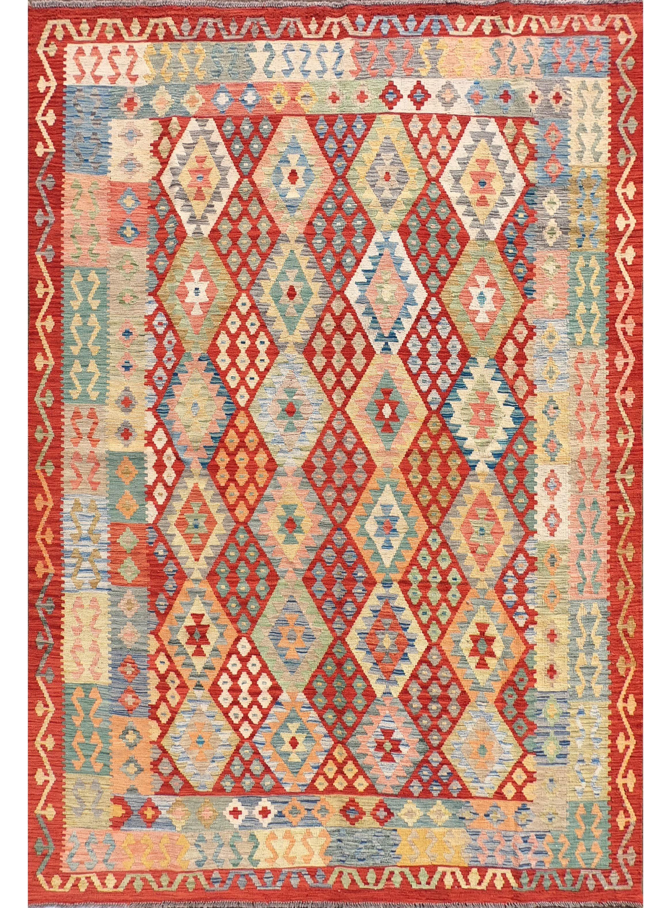 Alfombra de Lana Kelim Kashkuli 3.00 x 2.10 mts, K1531-0