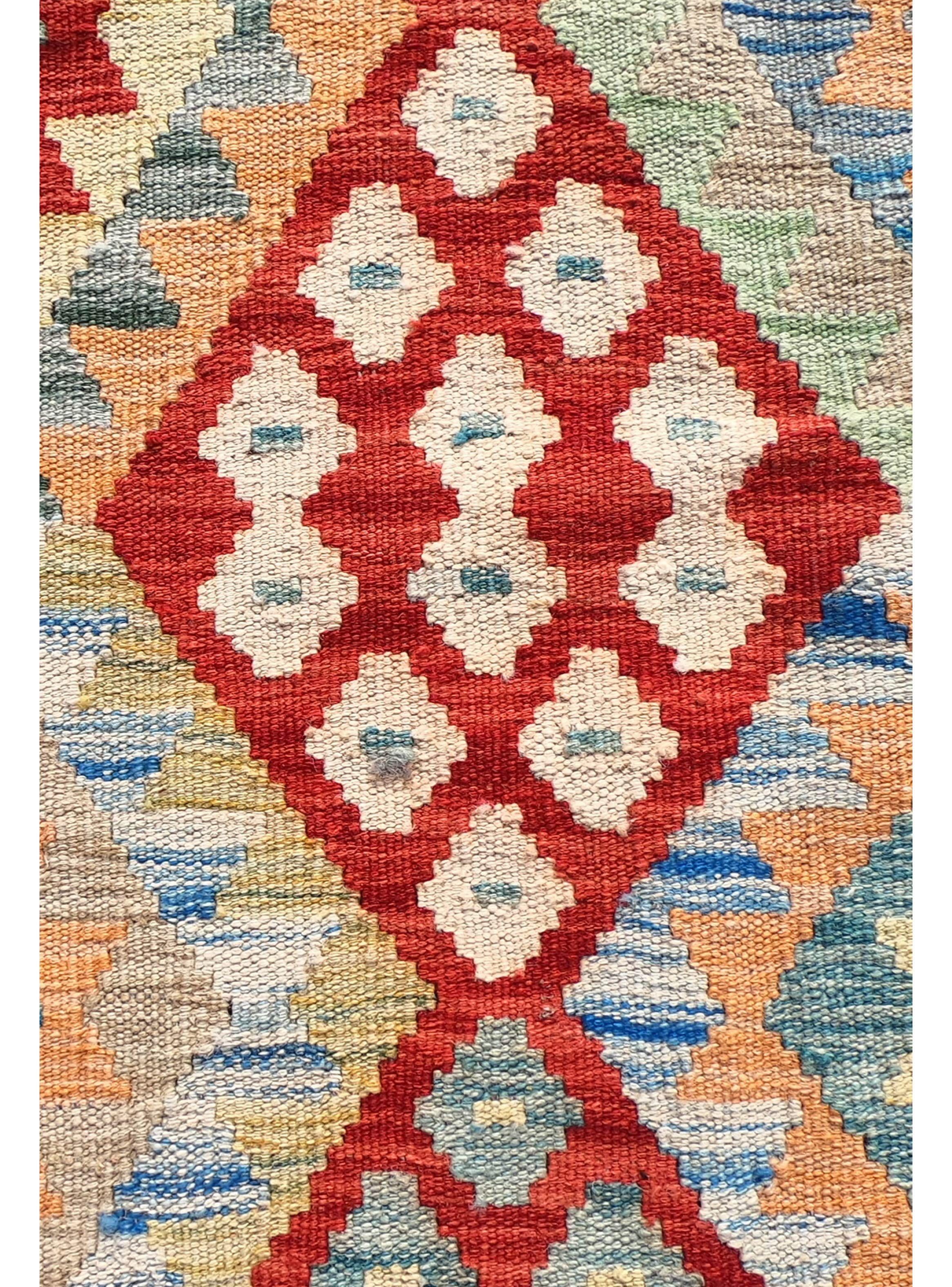 Alfombra de Lana Kelim Kashkuli 3.00 x 2.10 mts, K1531-1