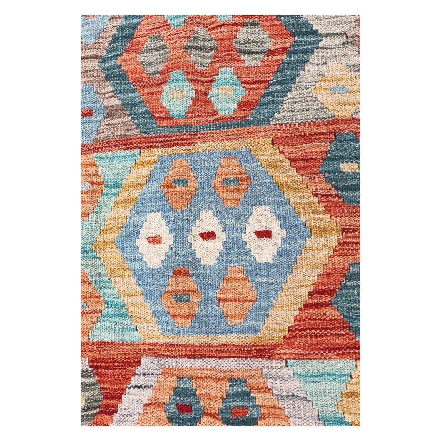 Alfombra Lana, Kelim Kashkuli 2.50 x 1.70 mts. 0094-1