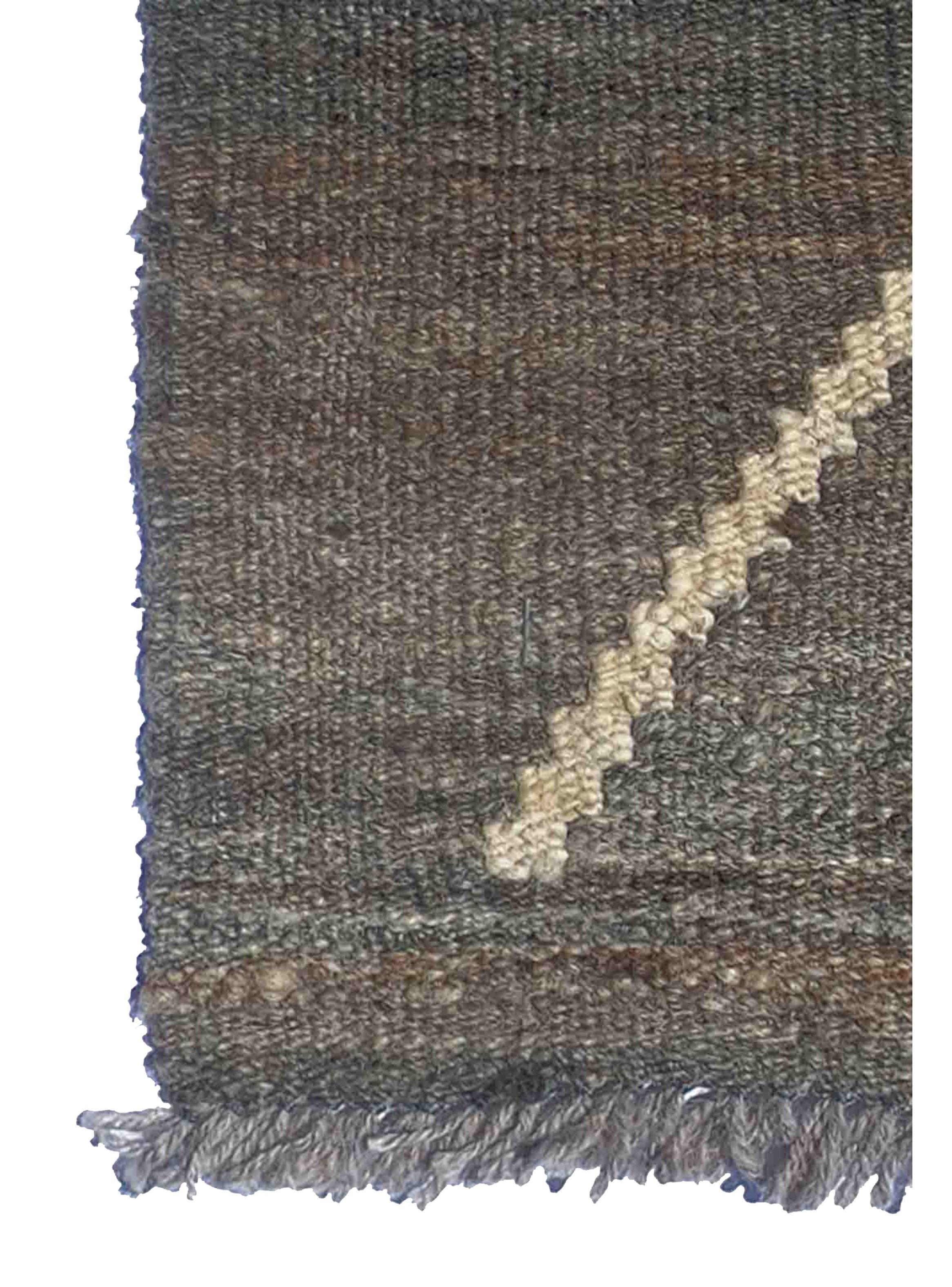 Alfombra de Lana tonos neutros, Kelim Karachi 1.90 x 1.50 mts, KK624-2