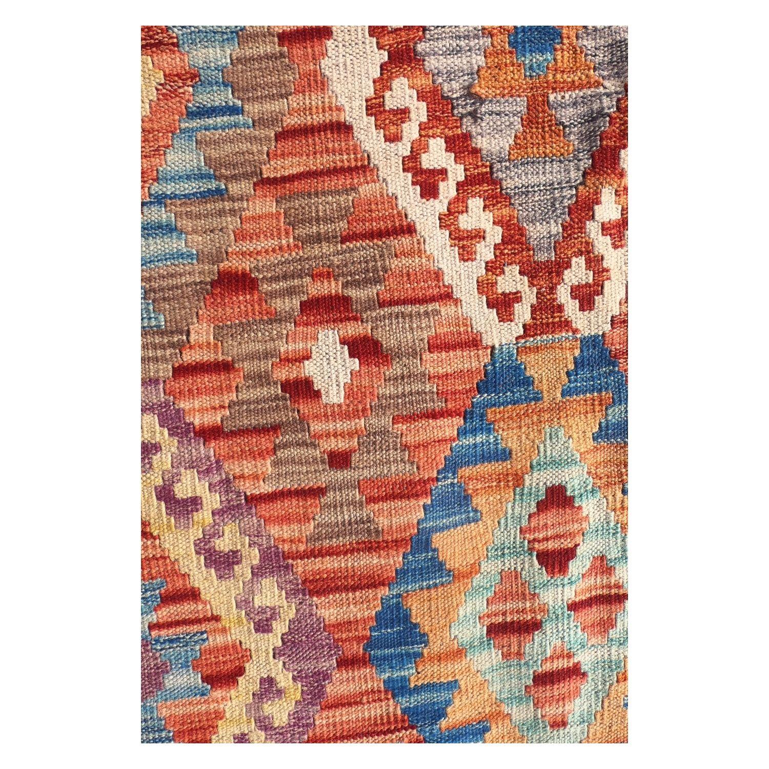 Alfombra Lana, Kelim Kashkuli 3.20 x 2.00 mts. 0001-1