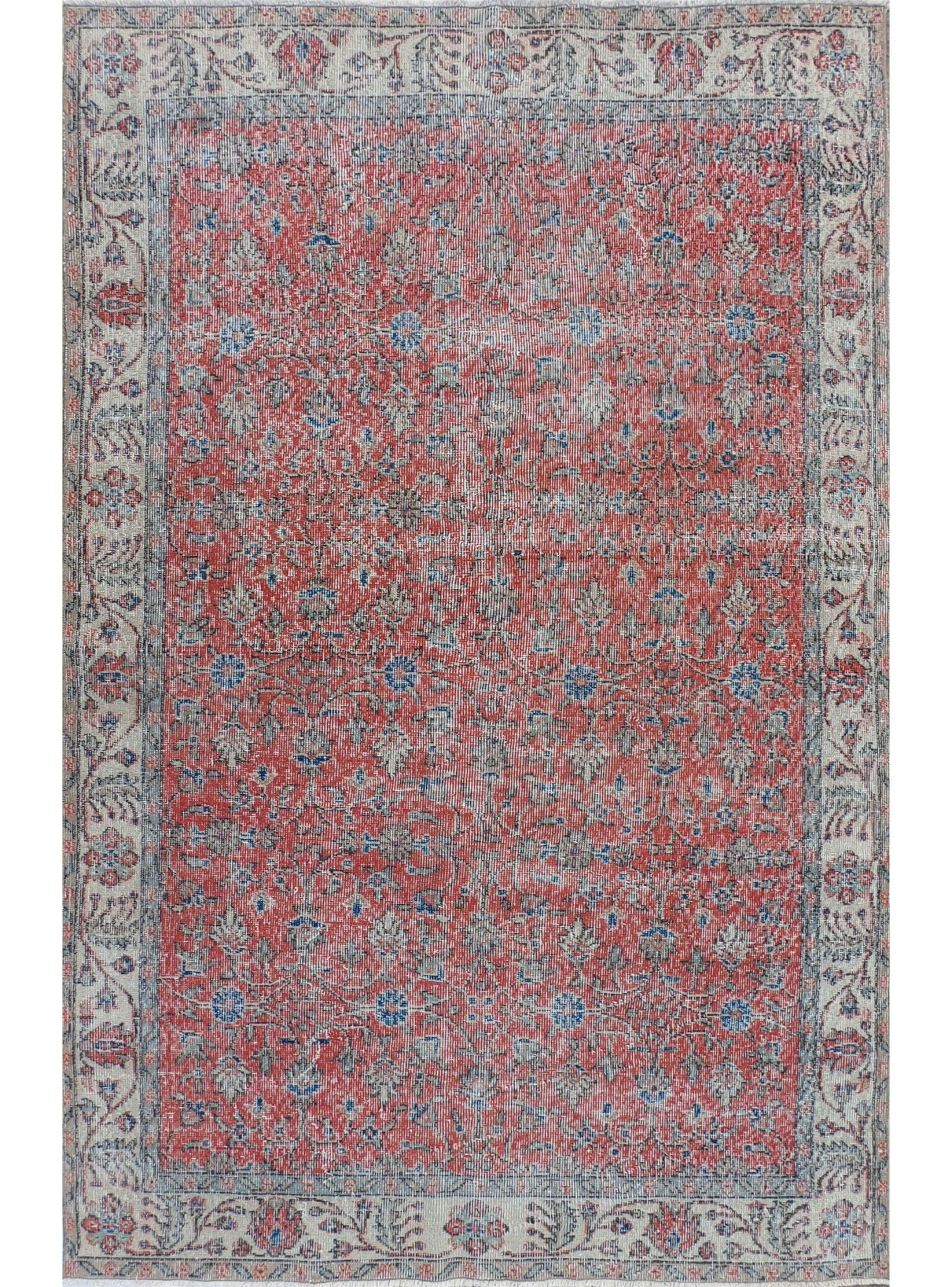Alfombra Persa Vintage de Lana de 2.60 x 1.40 mts, AA028-2