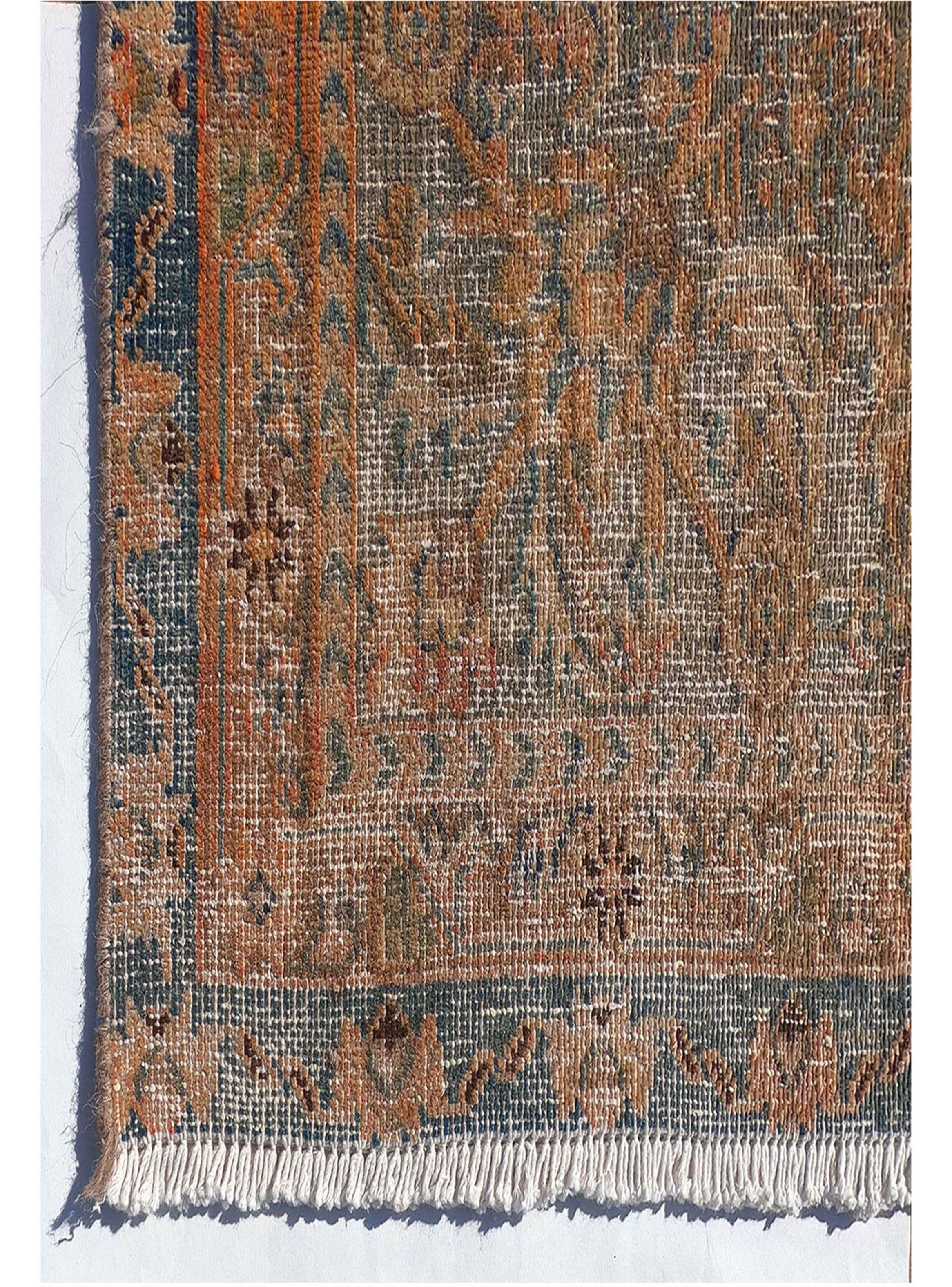 Alfombra Persa Vintage de Lana de 3.80 x 2.90 mts., AA748-2
