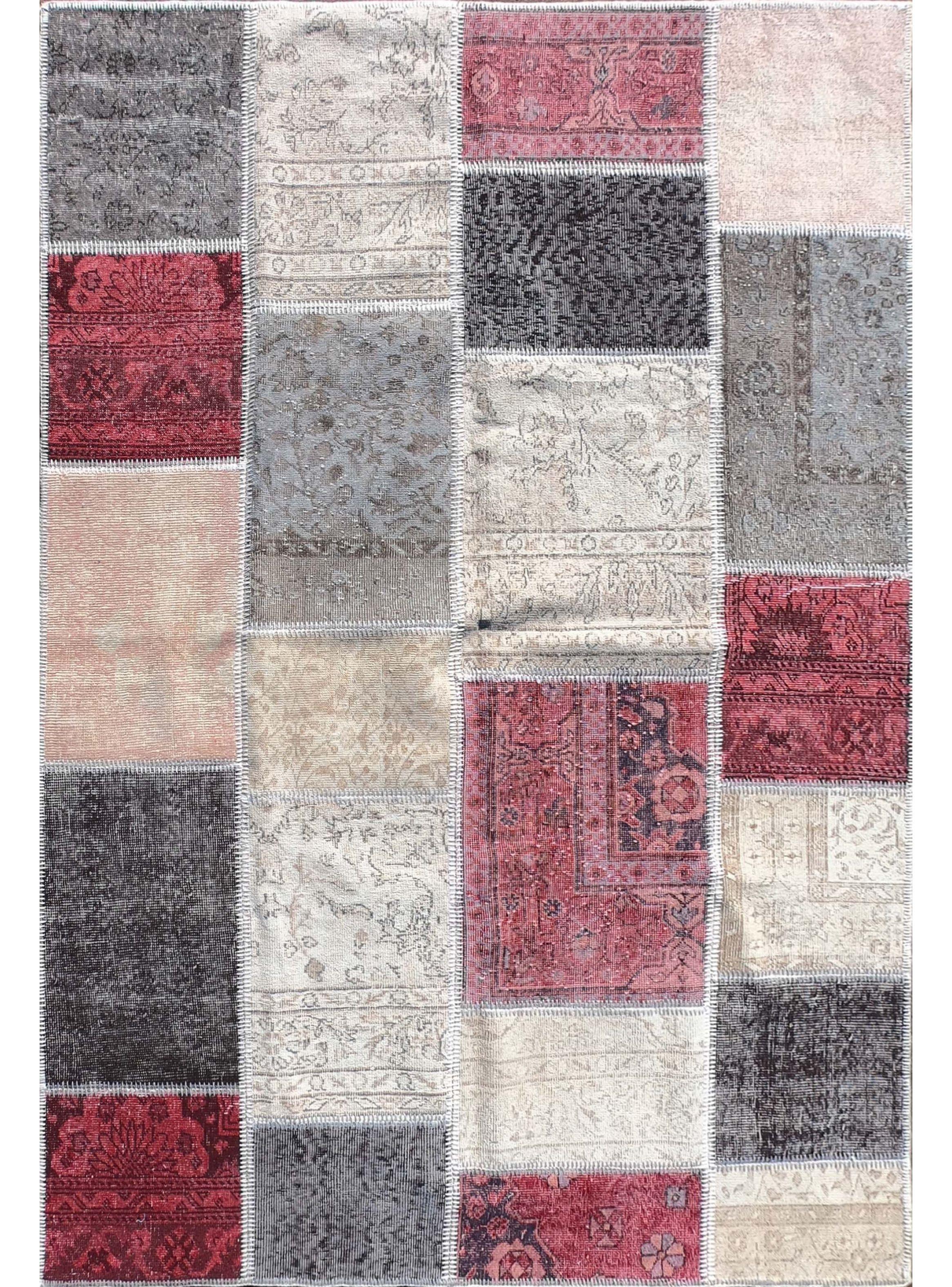 Alfombra Persa de Lana, Patchwork Montieri de 2.40 x 1.70 mts., AA1036-0