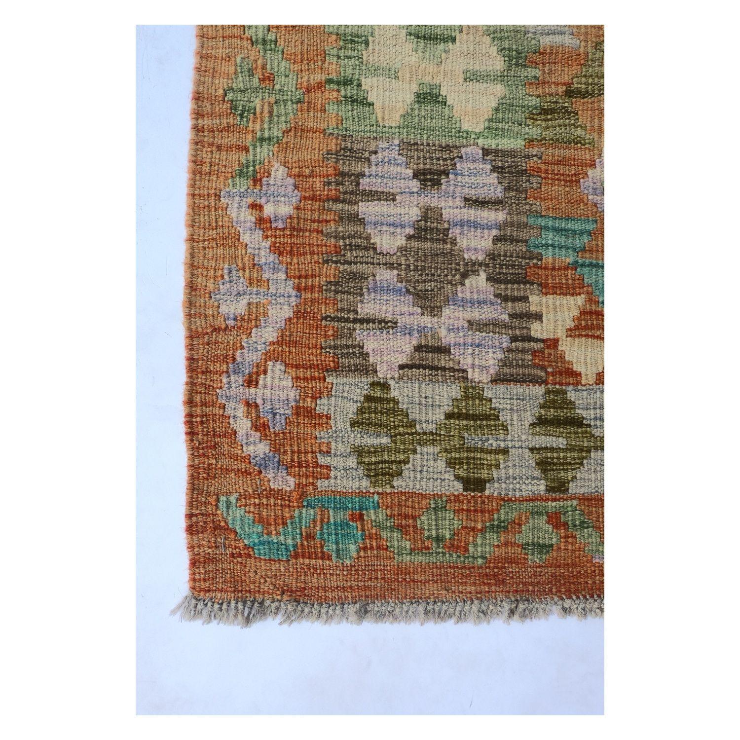Alfombra Lana, Kelim Kashkuli 2.00 x 1.60 mts. 0124-2