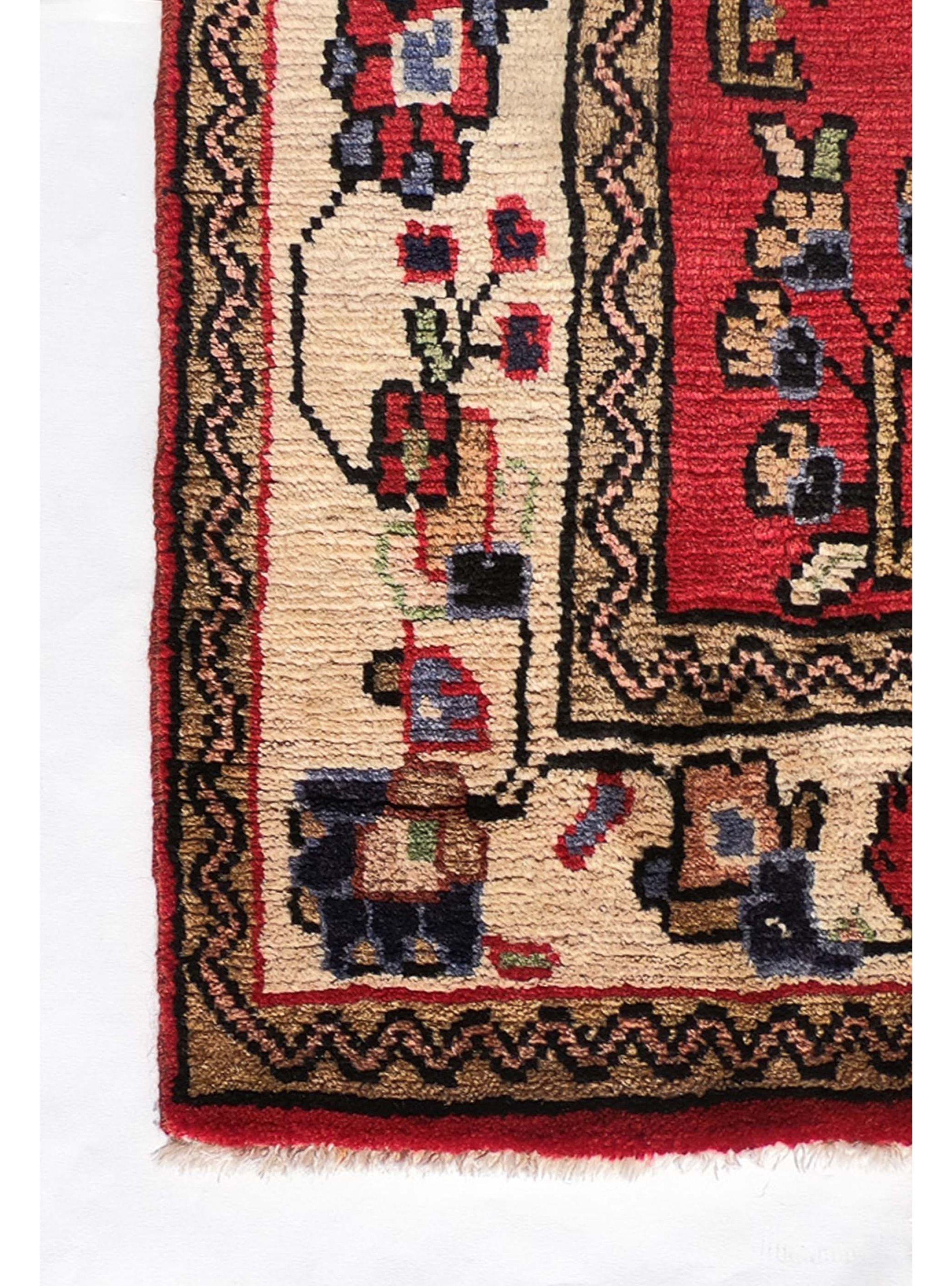 Alfombra Persa de lana, Hamadan de 3.00 x 1.20 mts.-2