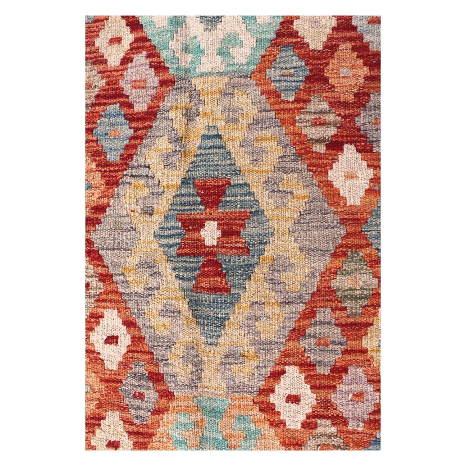 Alfombra Lana, Kelim Kashkuli 3.10 x 2.00 mts. 0051-1