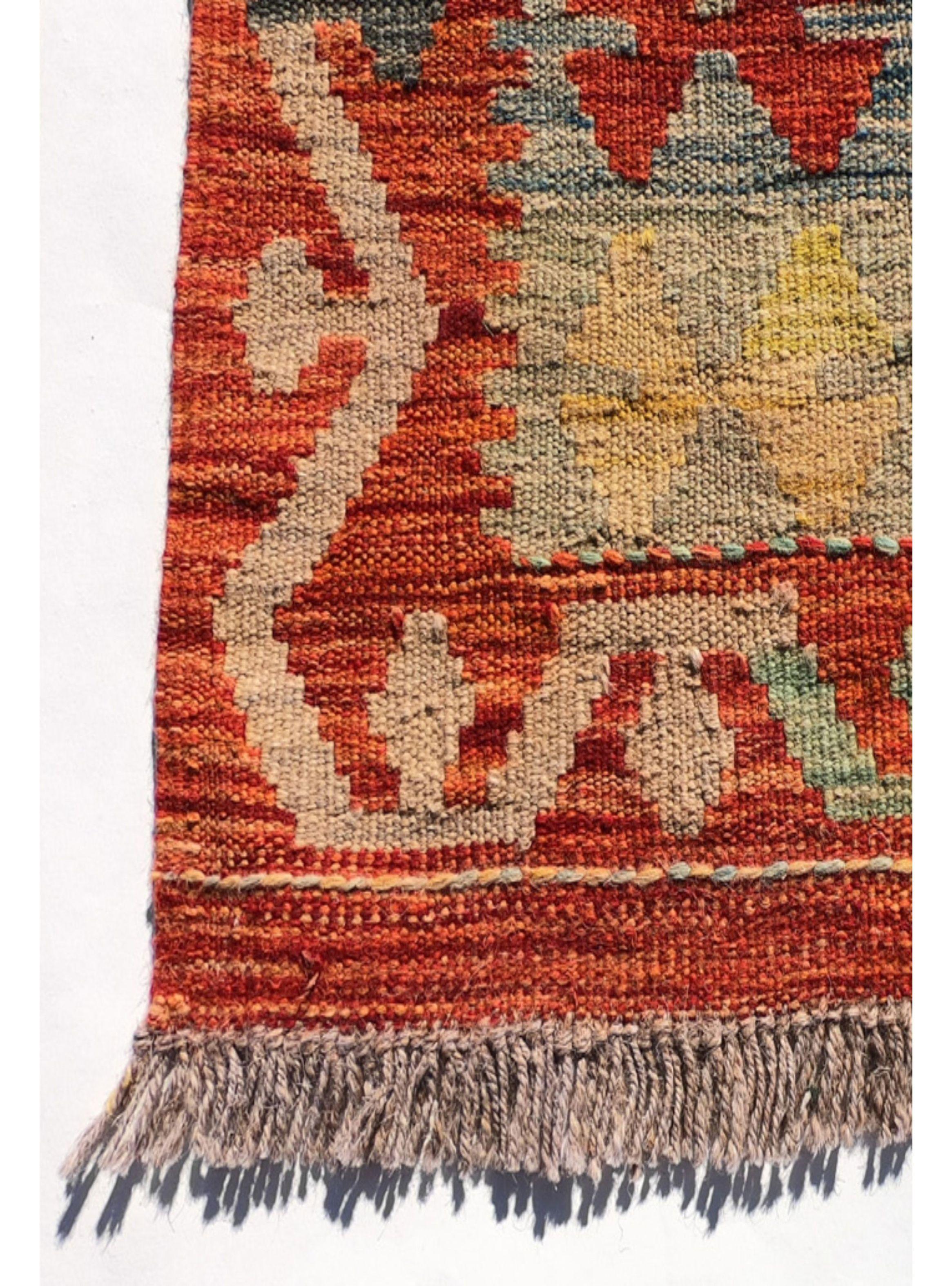Alfombra de Lana Kelim Kashkuli de 2.00 x 1.30 mts., AA1206-2