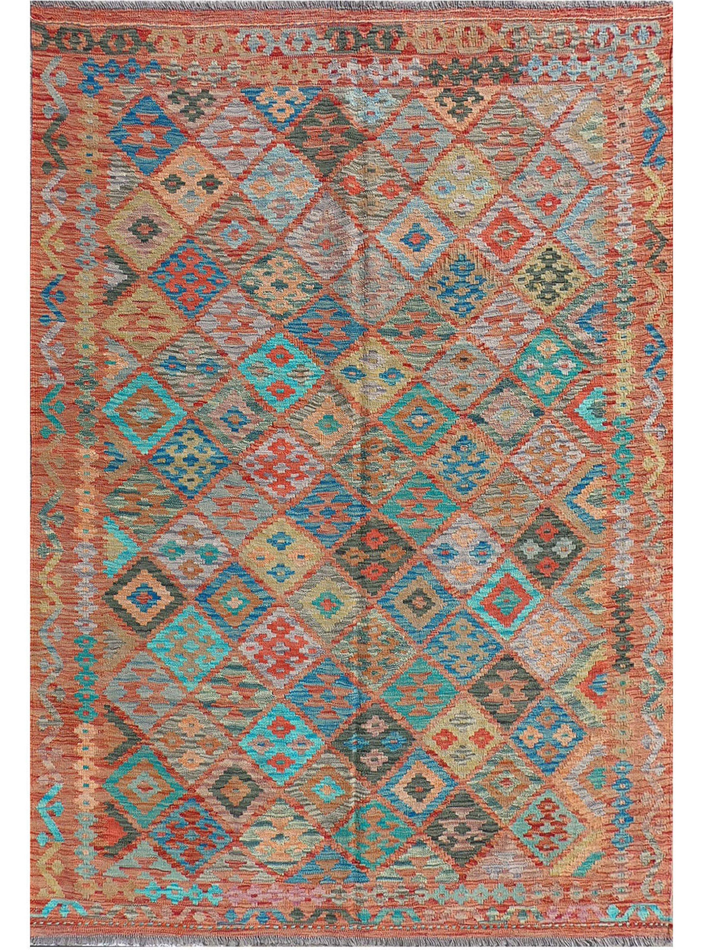 Alfombra de Lana Kelim Kashkuli de 2.00 x 1.60 mts., AA856-0