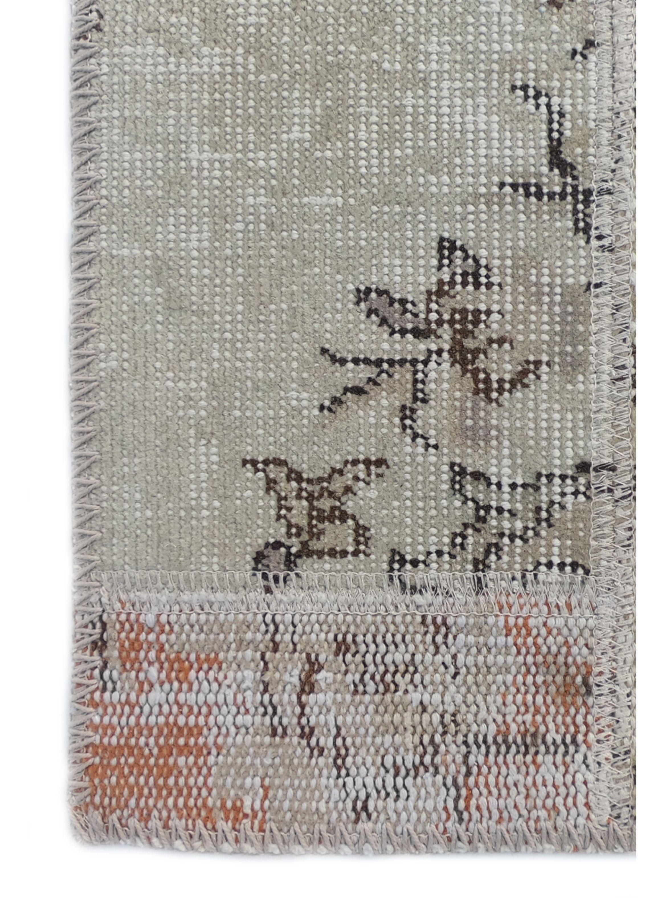 Alfombra Persa de Lana, Patchwork Estambul de 3.50 x 0.80 mts, AA015-5