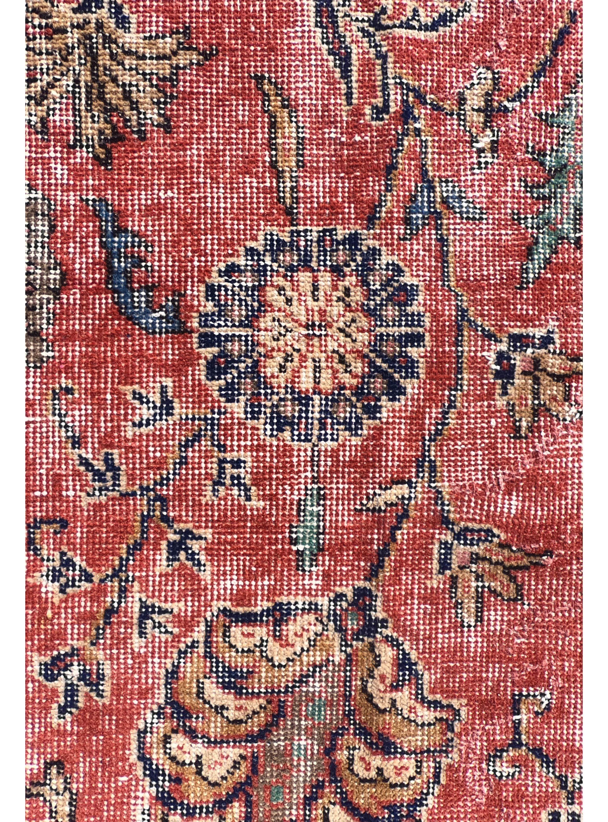 Alfombra Persa Vintage de Lana de 3.60 x 2.50 mts, AA112-1