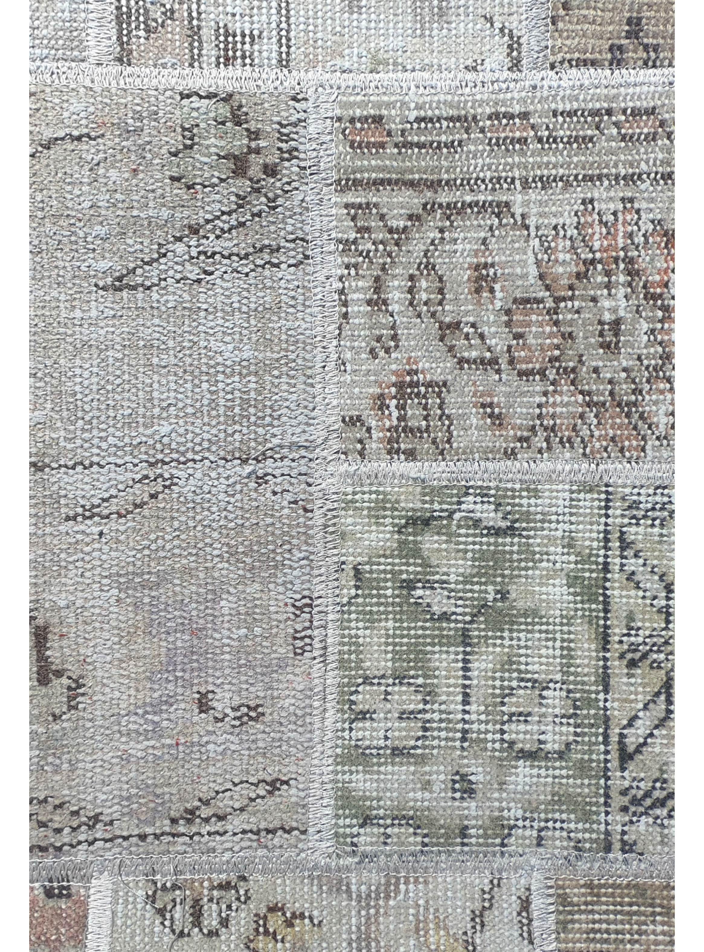 Alfombra Persa de Lana, Patchwork Estambul de 3.50 x 0.80 mts, AA076-2