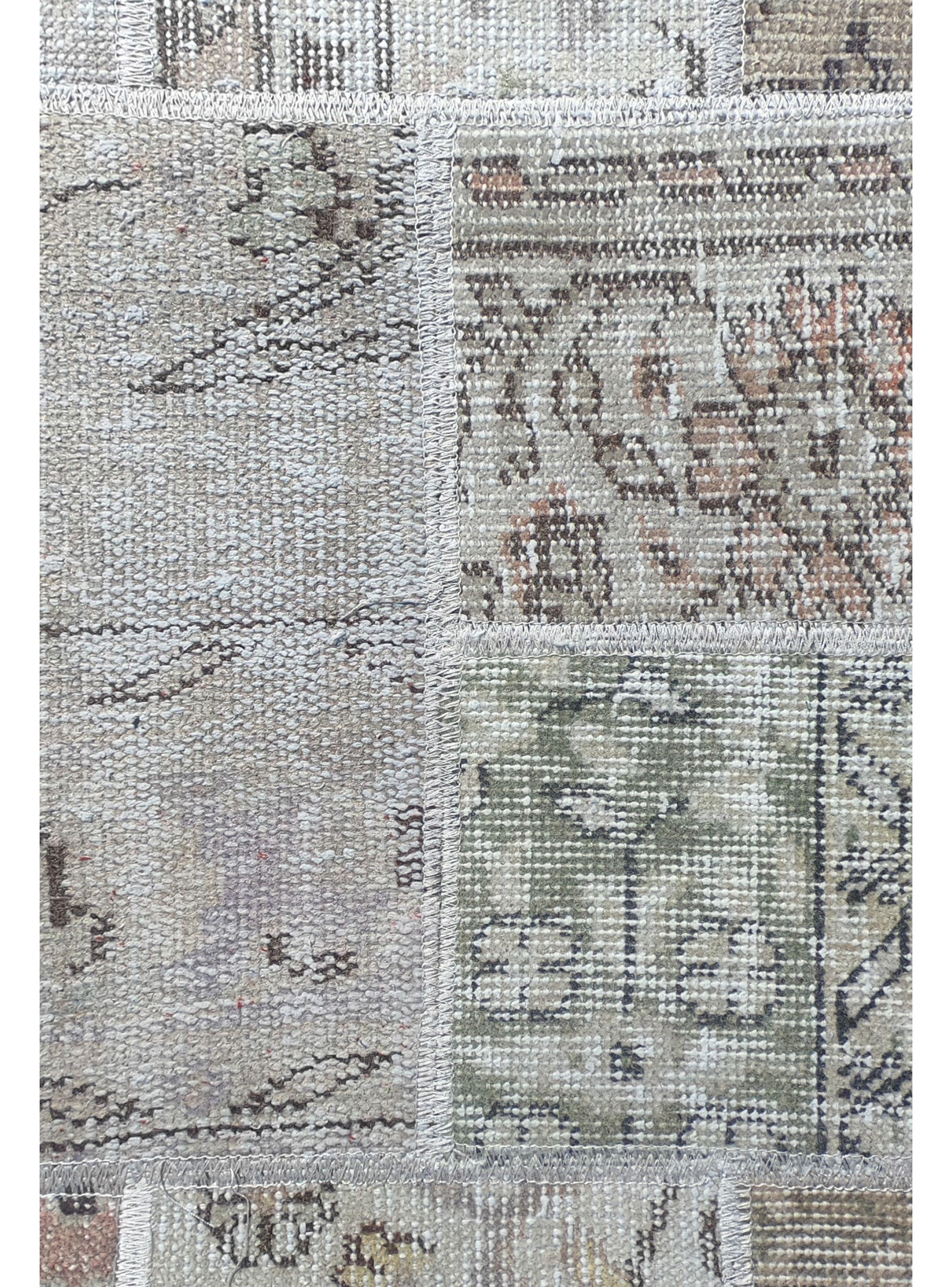 Alfombra Persa de Lana, Patchwork Estambul de 3.50 x 0.80 mts, AA076-3