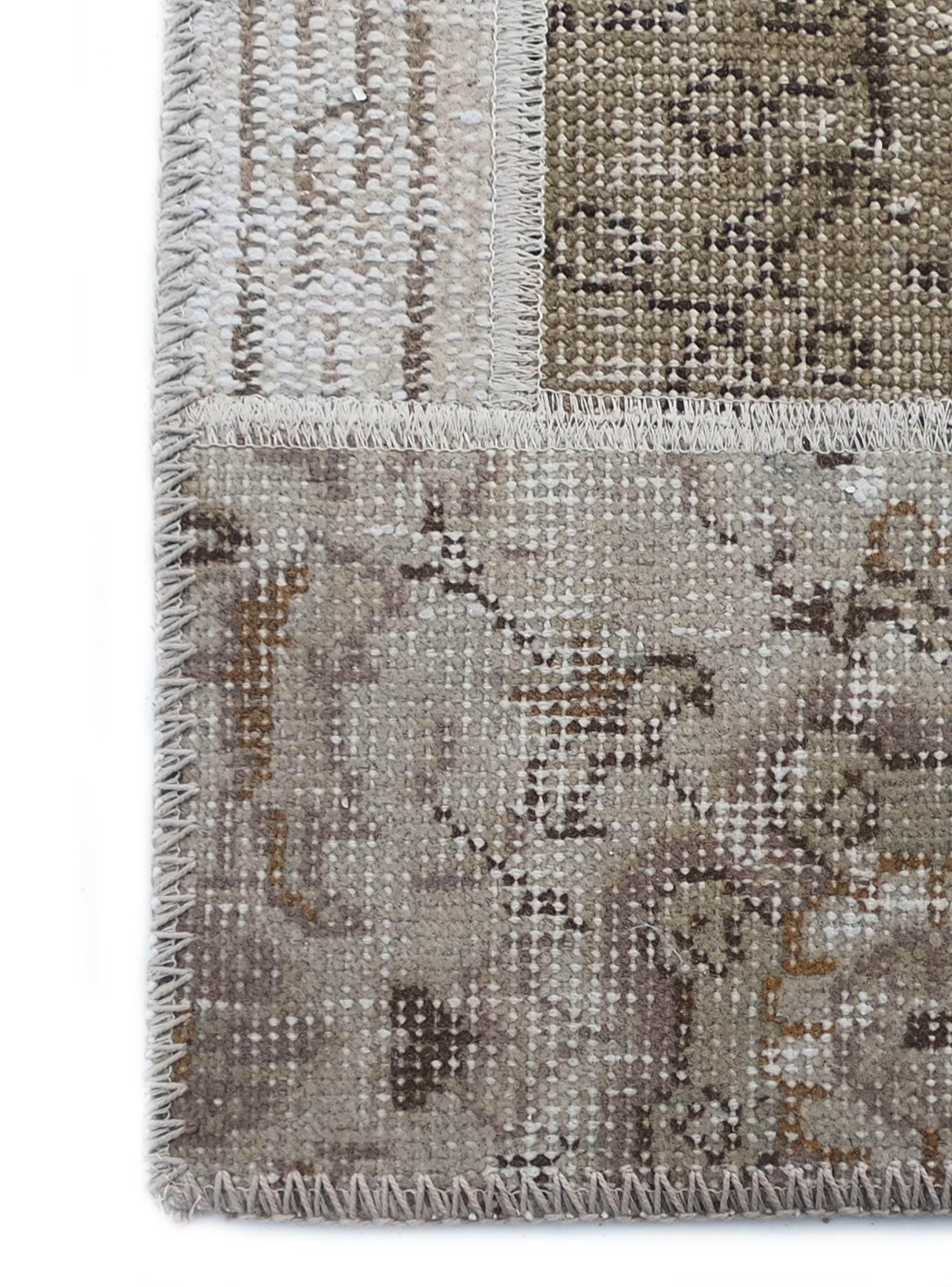 Alfombra Persa de Lana, Patchwork Estambul de 4.00 x 0.80 mts, AA026-2
