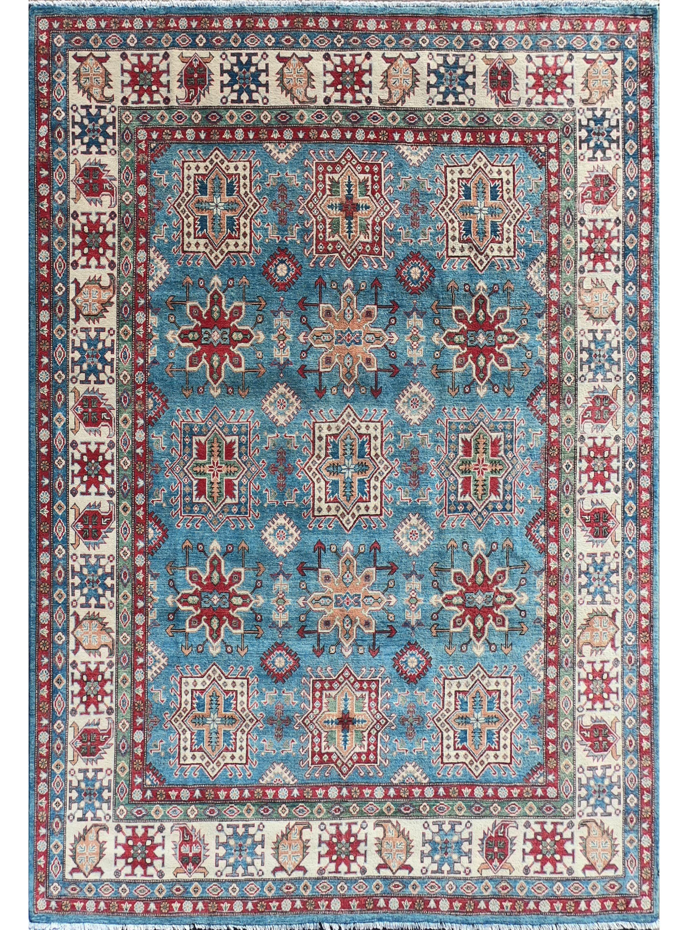 Alfombra Persa Clásica de Lana, Kazak de 3.00 x 2.60 mts., KZ210-0