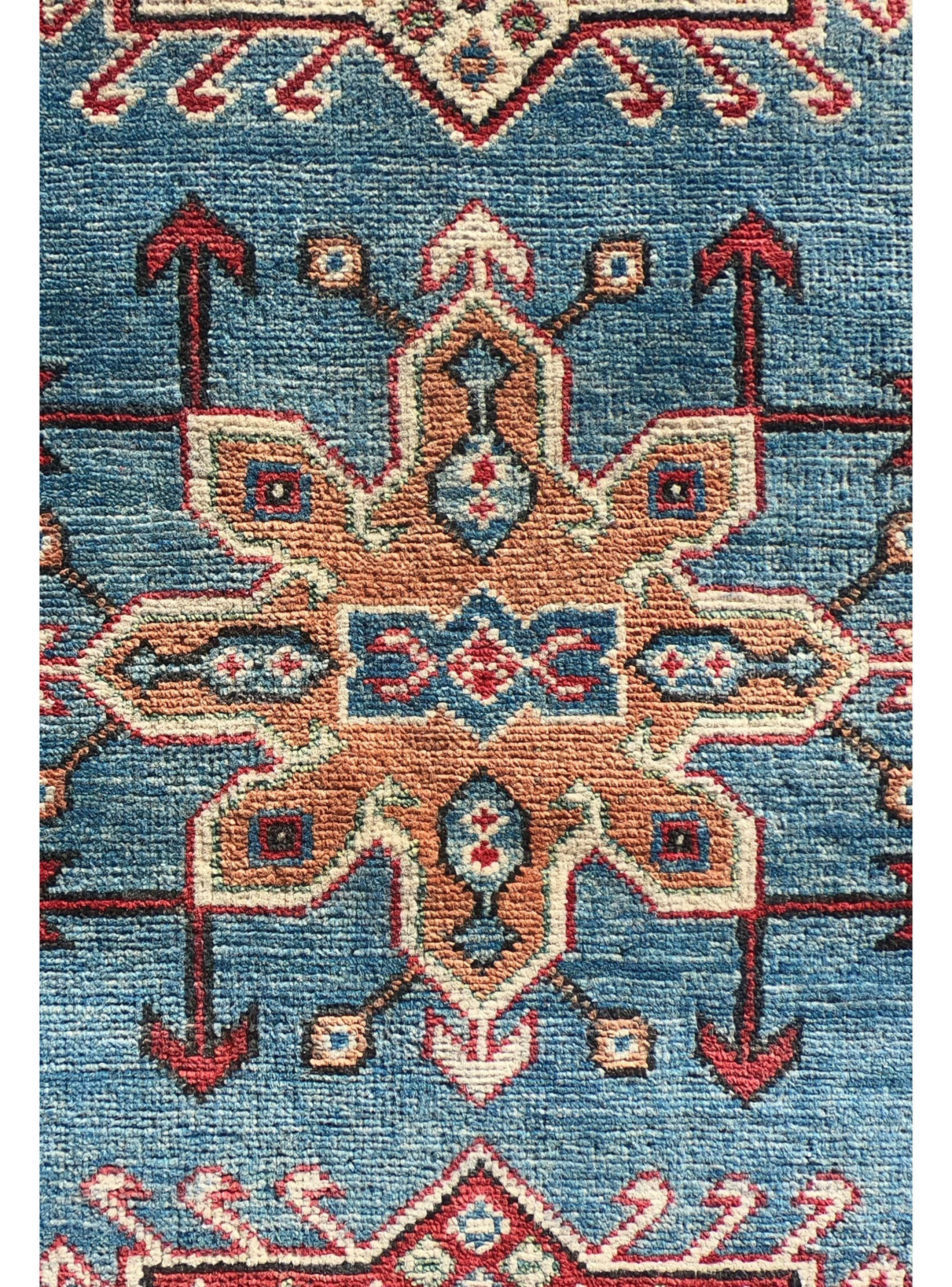 Alfombra Persa Clásica de Lana, Kazak de 3.00 x 2.60 mts., KZ210-1