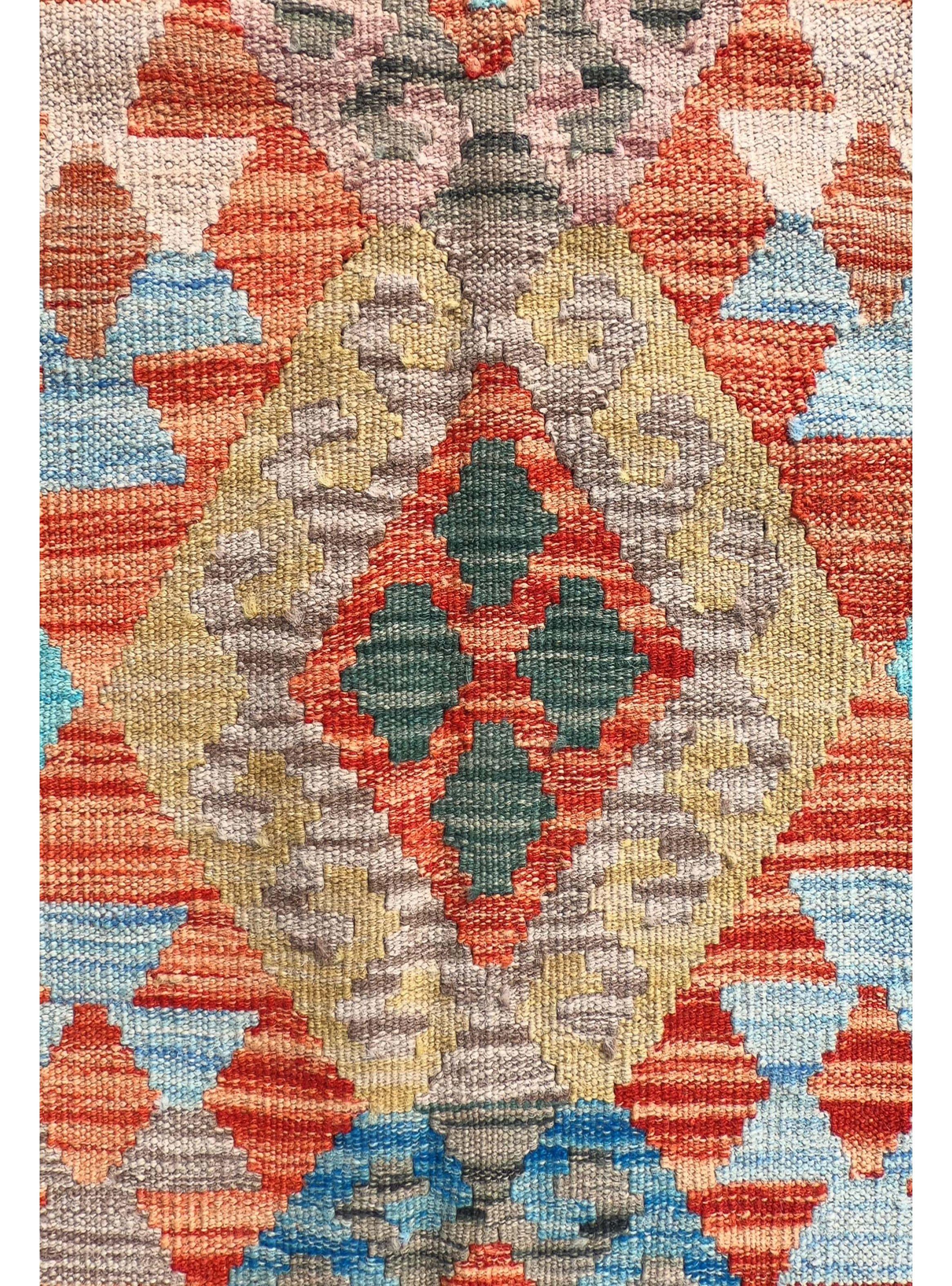 Alfombra de Lana Kelim Kashkuli de 2.10 x 1.60 mts., AA859-3