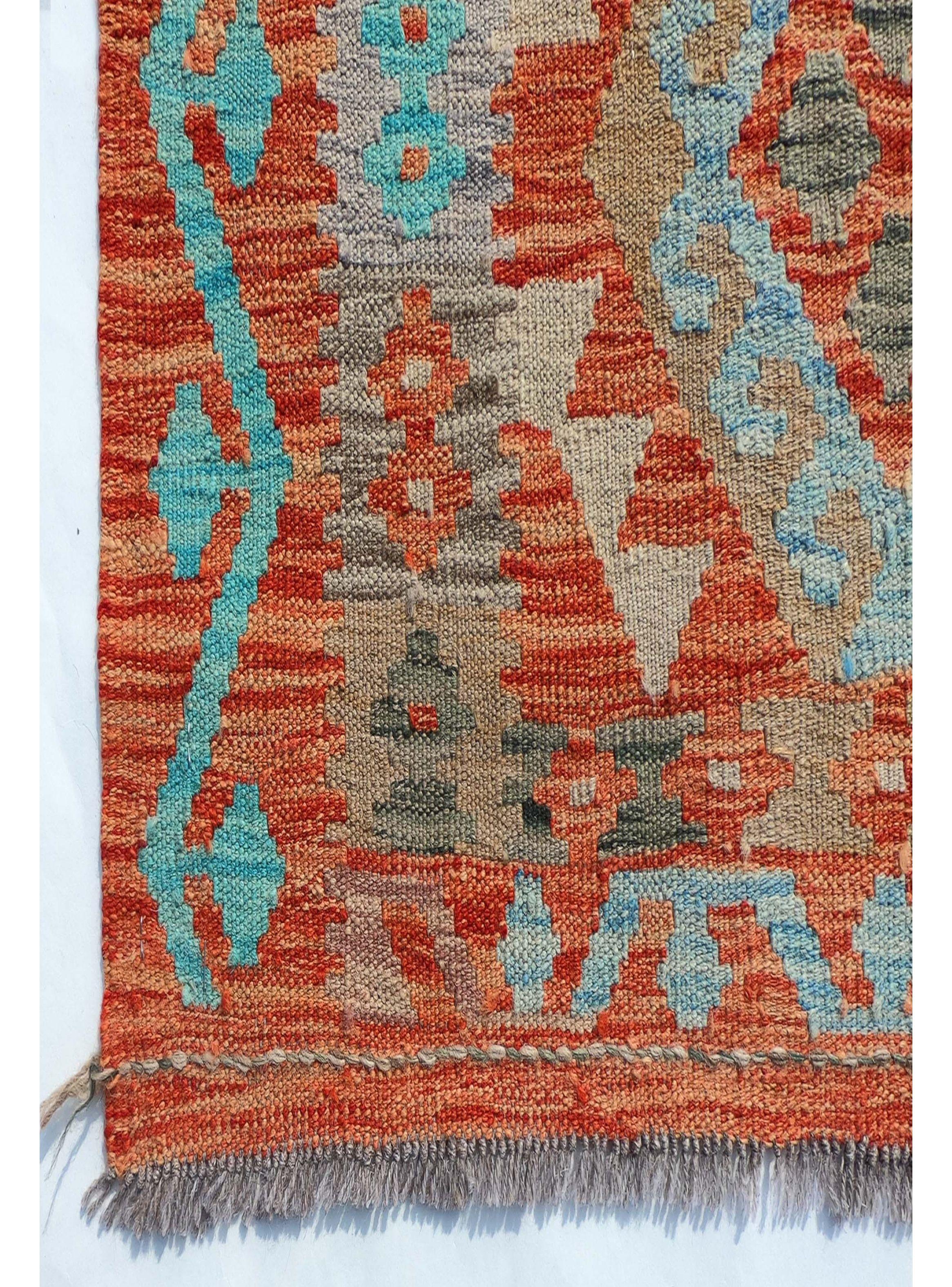 Alfombra de Lana Kelim Kashkuli de 2.10 x 1.60 mts., AA859-5