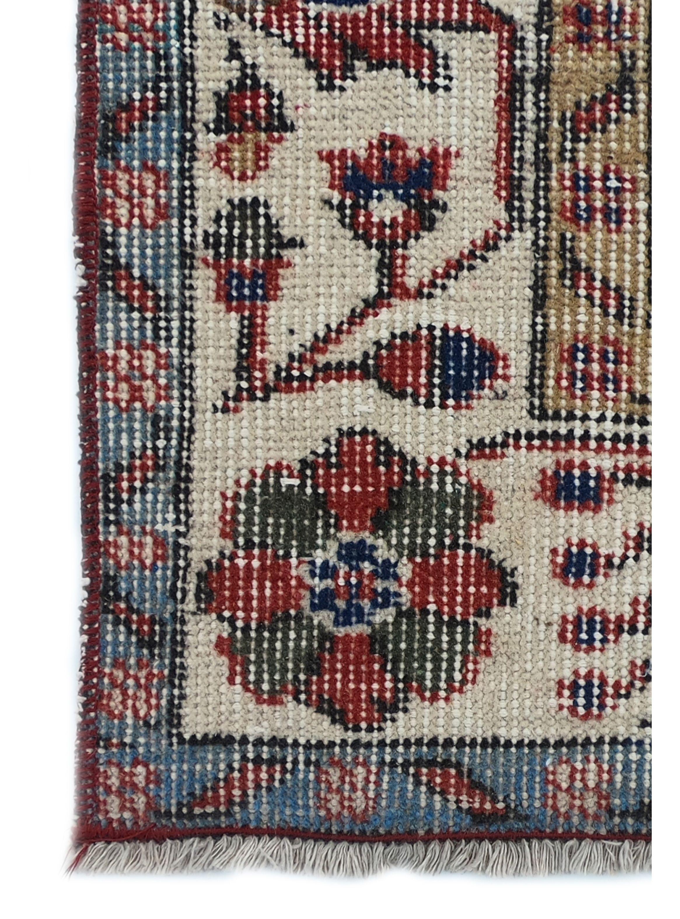 Alfombra Persa Vintage de Lana de 2.90 x 1.60 mts, AA039-5