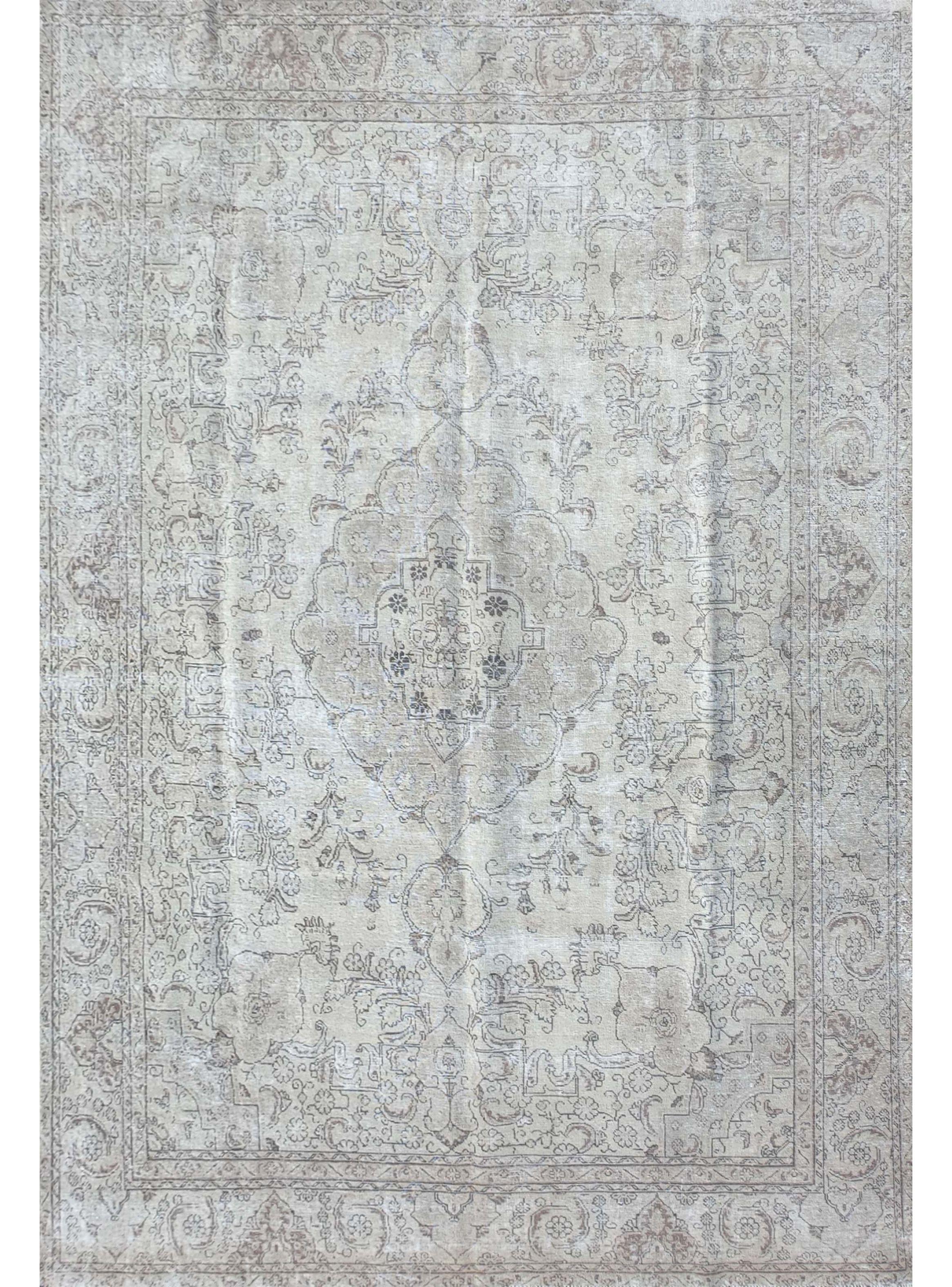 Alfombra Persa Vintage de Lana de 3.90 x 3.00 mts., AA754-1