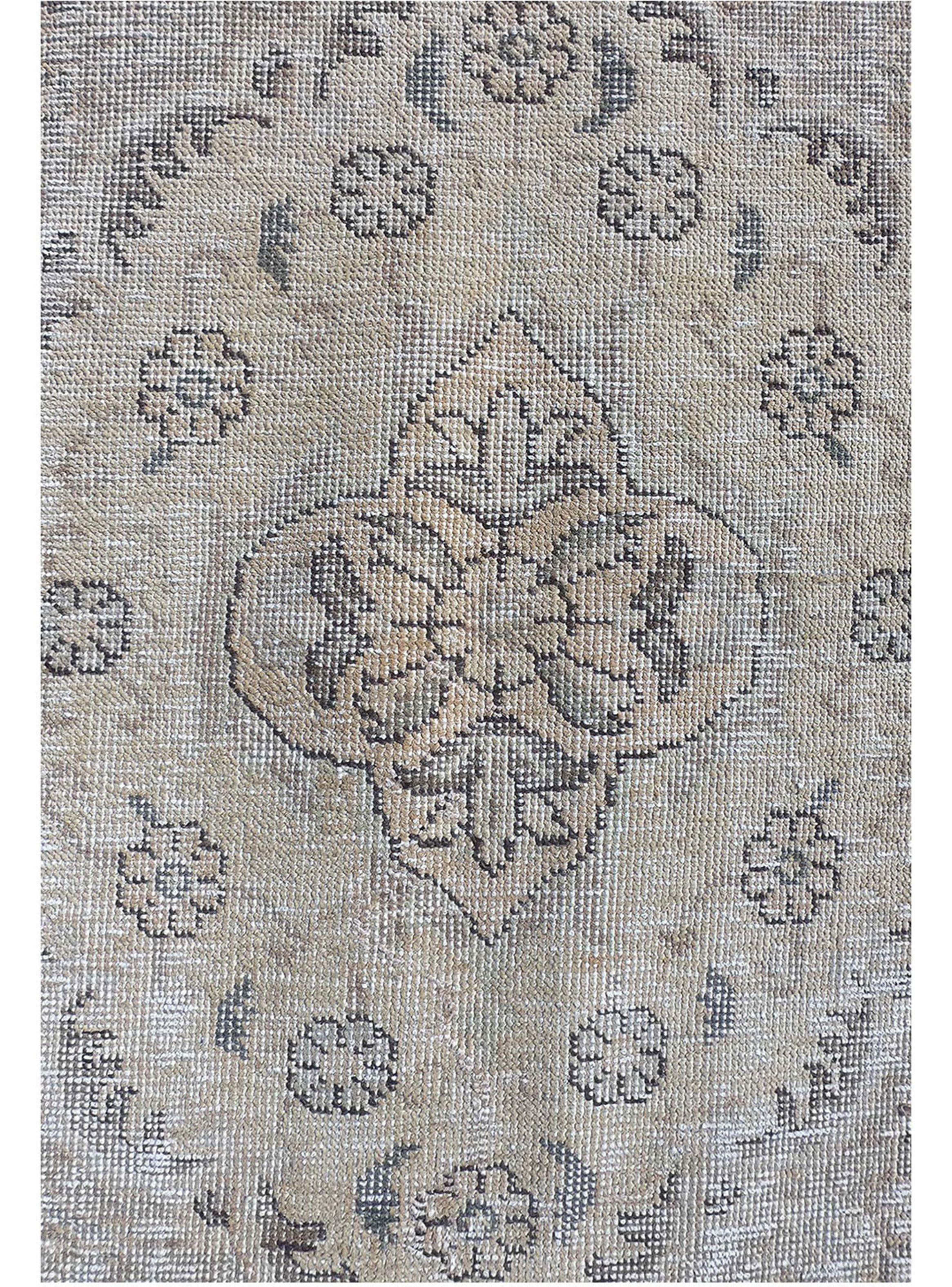 Alfombra Persa Vintage de Lana de 3.70 x 2.90 mts., AA735-2