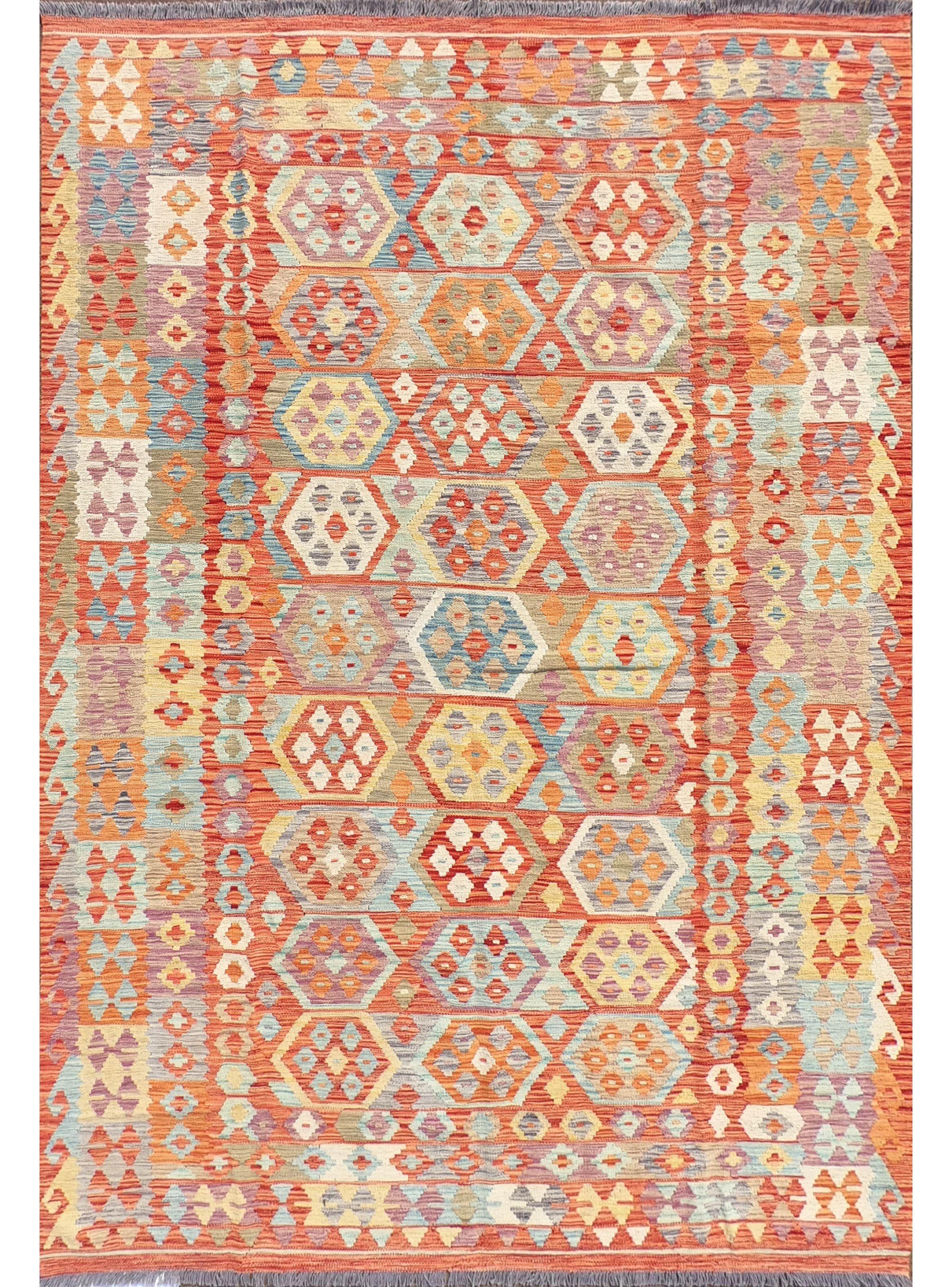 Alfombra de Lana Kelim Kashkuli 3.00 x 2.00 mts, K1527-0
