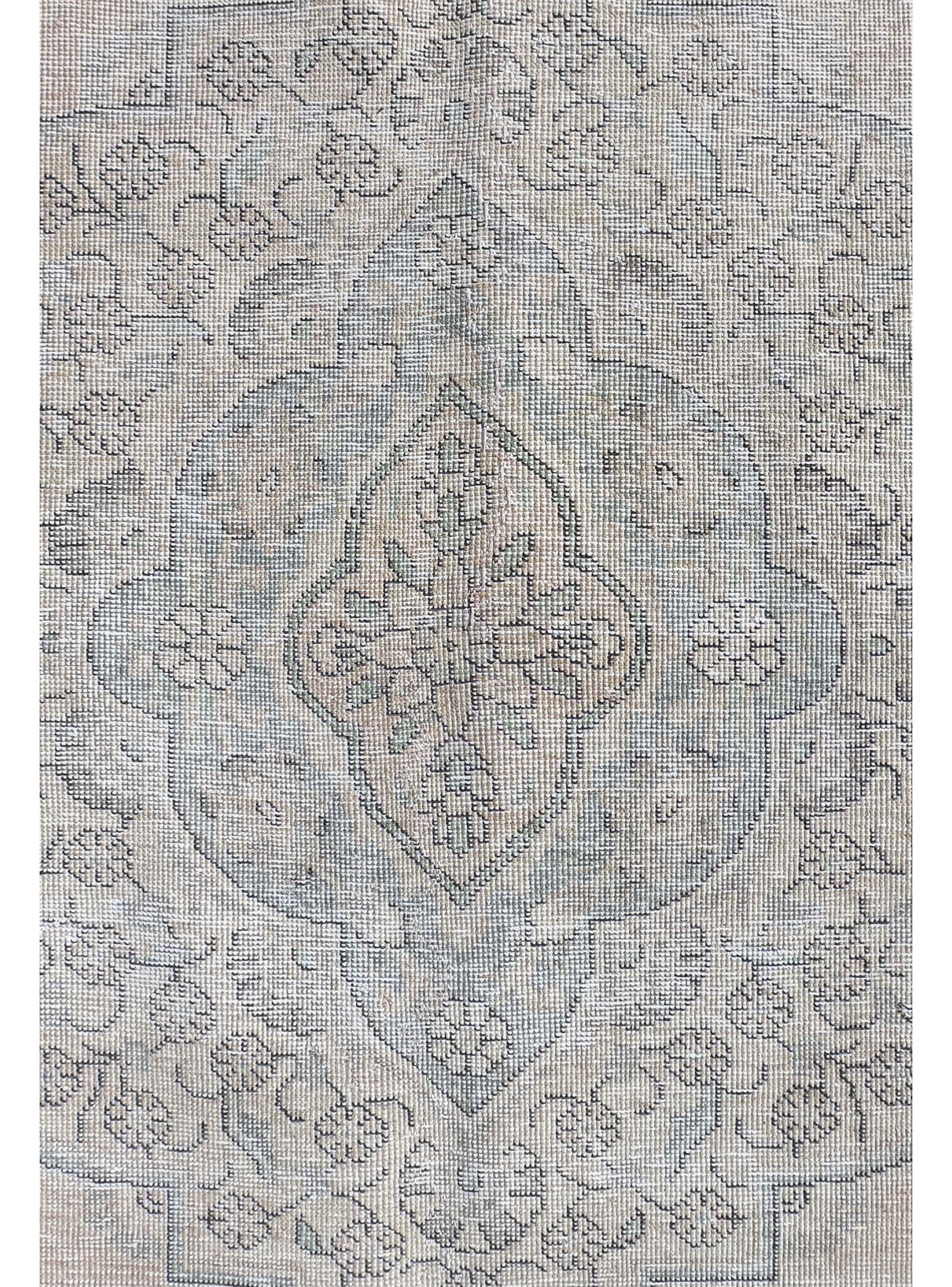Alfombra Persa Vintage de Lana de 3.70 x 2.90 mts., AA736-3